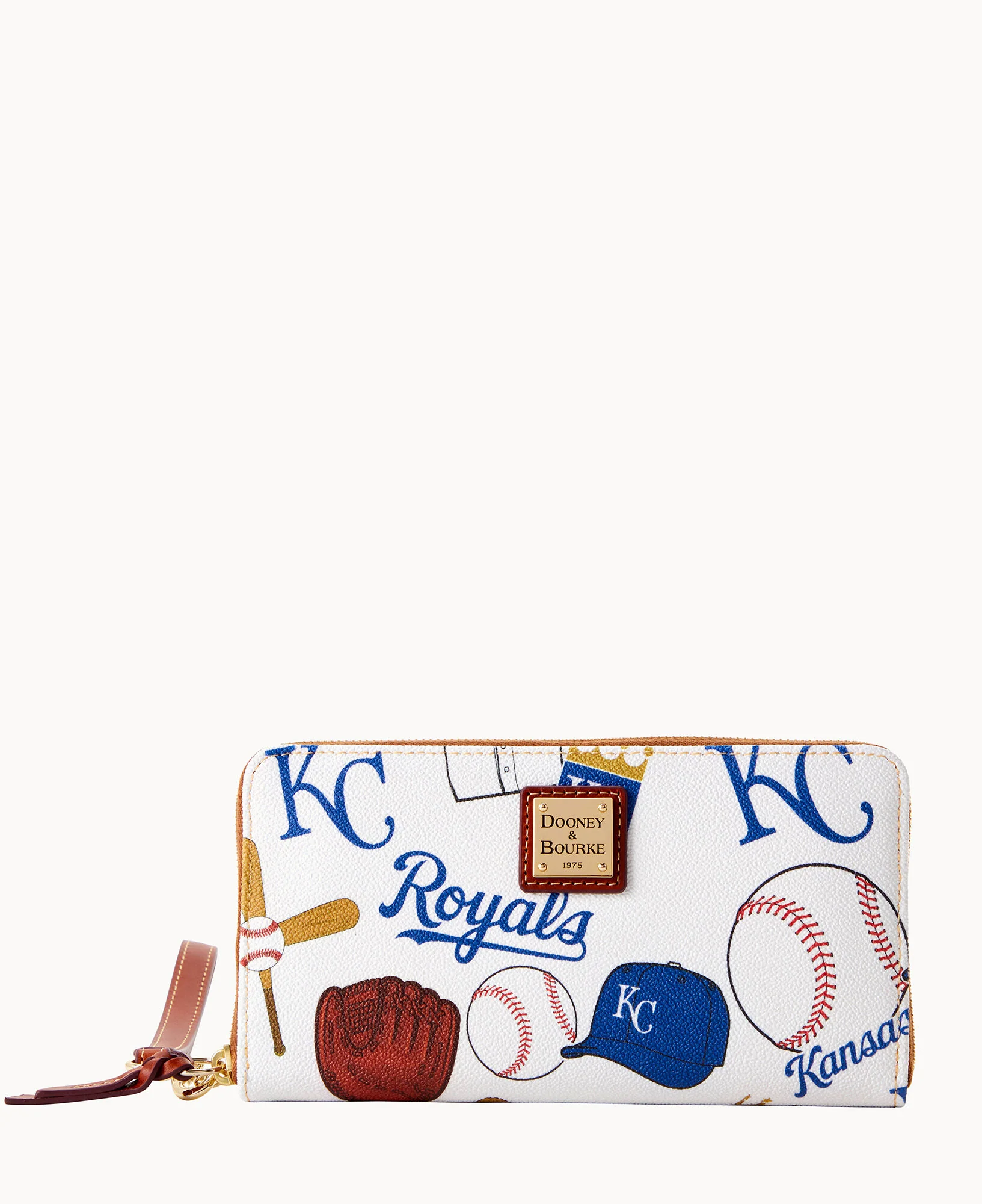 MLB Royals Large Zip Around Wristlet - Image 4