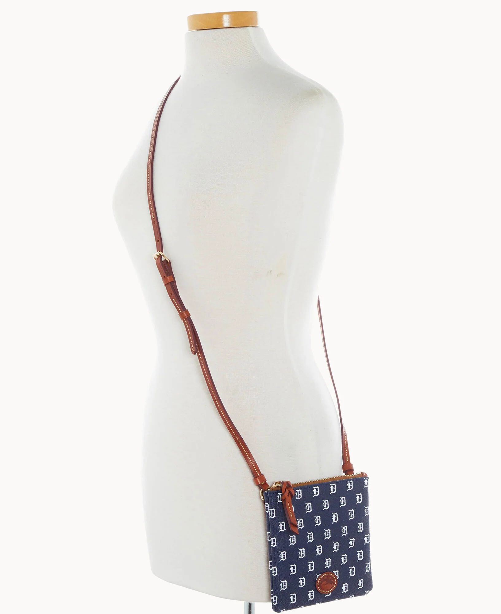 MLB Tigers Small North South Top Zip Crossbody - Image 4