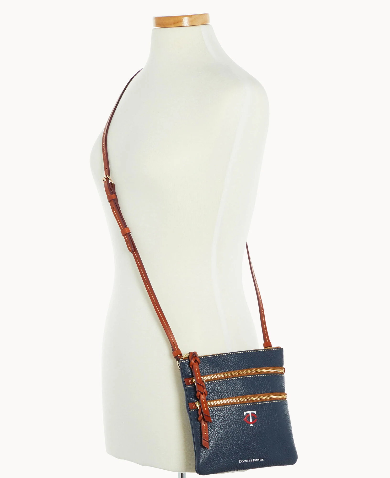 MLB Twins North South Triple Zip Crossbody - Image 4