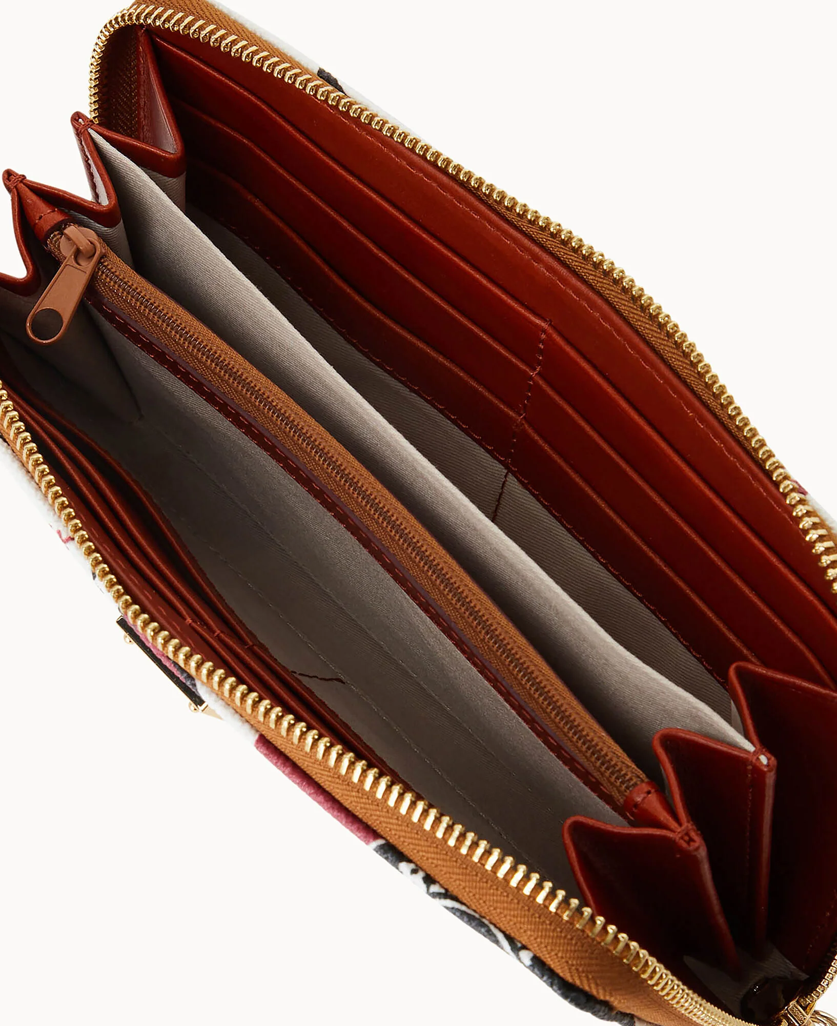 NFL AZ Cardinals Large Zip Around Wristlet - Image 2