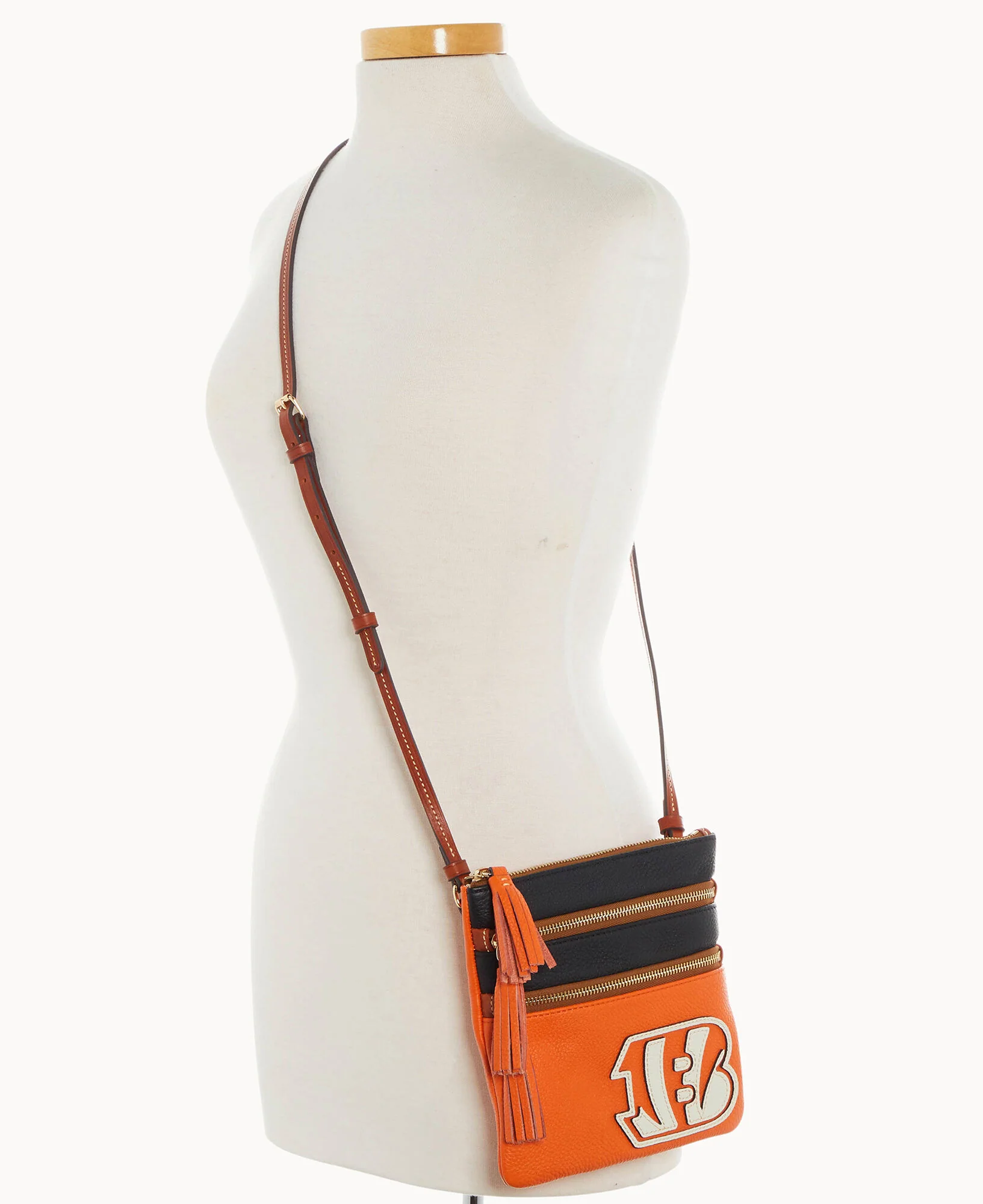 NFL Bengals Triple Zip Crossbody - Image 5