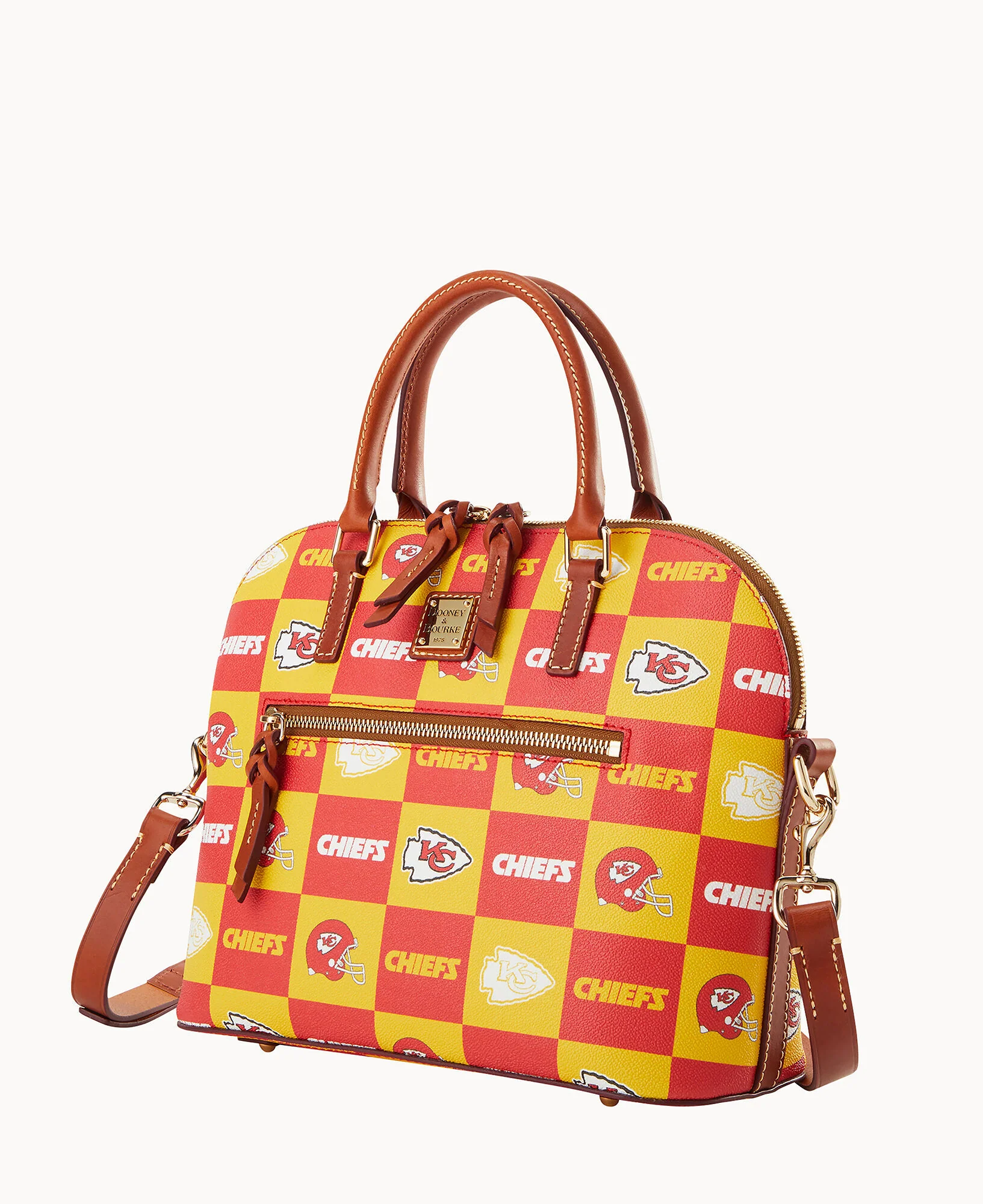 NFL Chiefs Domed Zip Satchel - Image 2