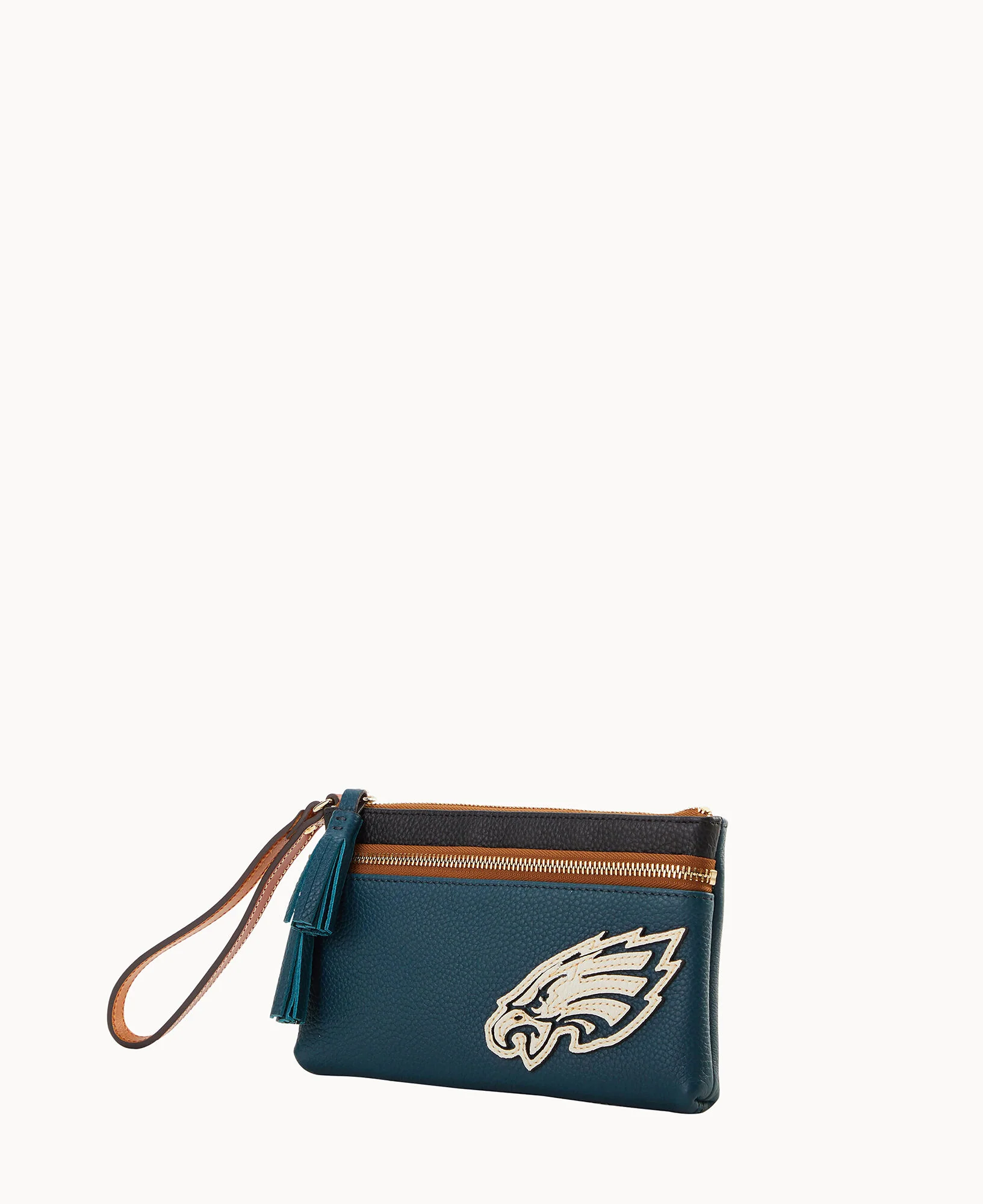 NFL Eagles Double Zip Wristlet - Image 2