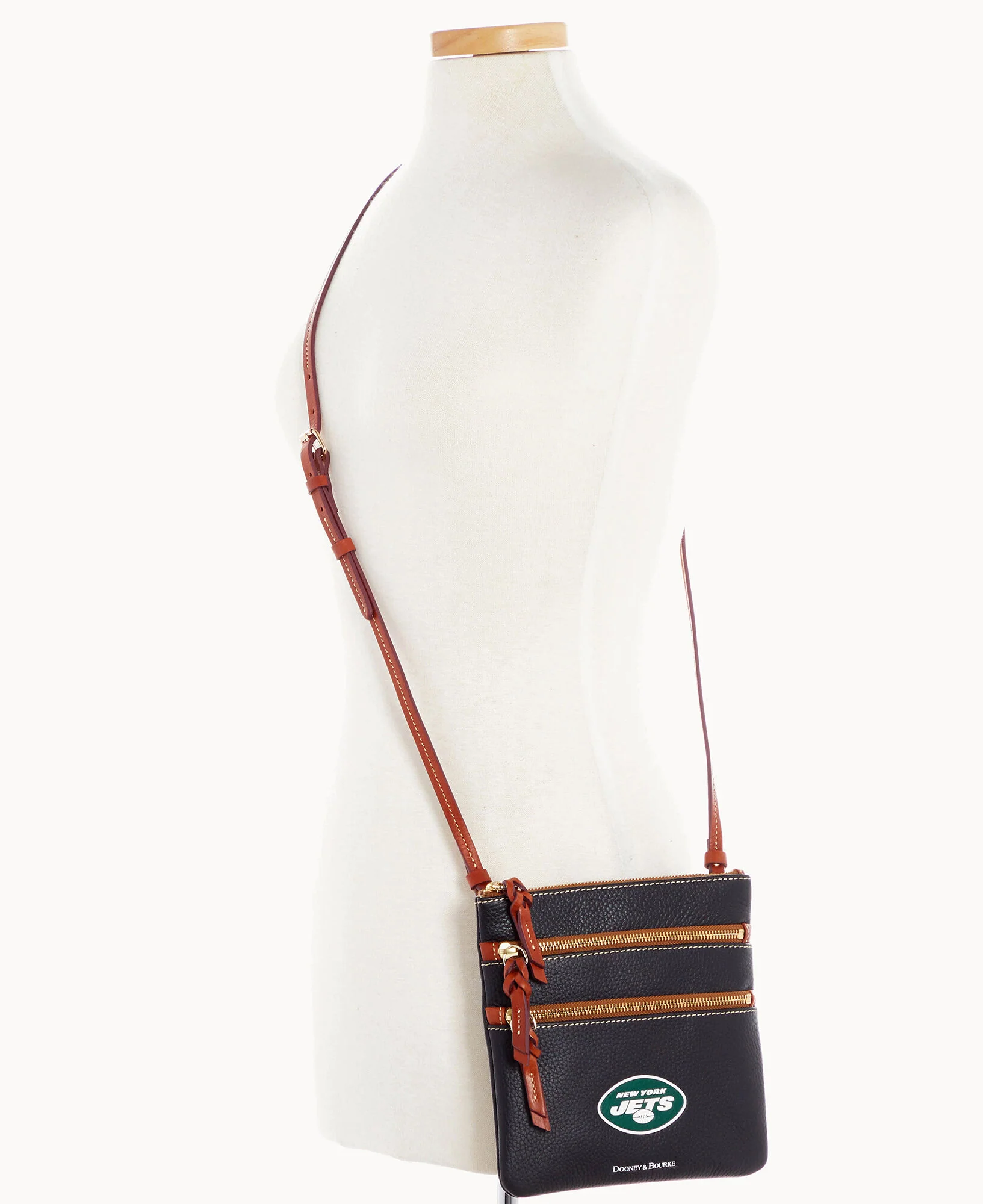 NFL Jets Triple Zip Crossbody - Image 3