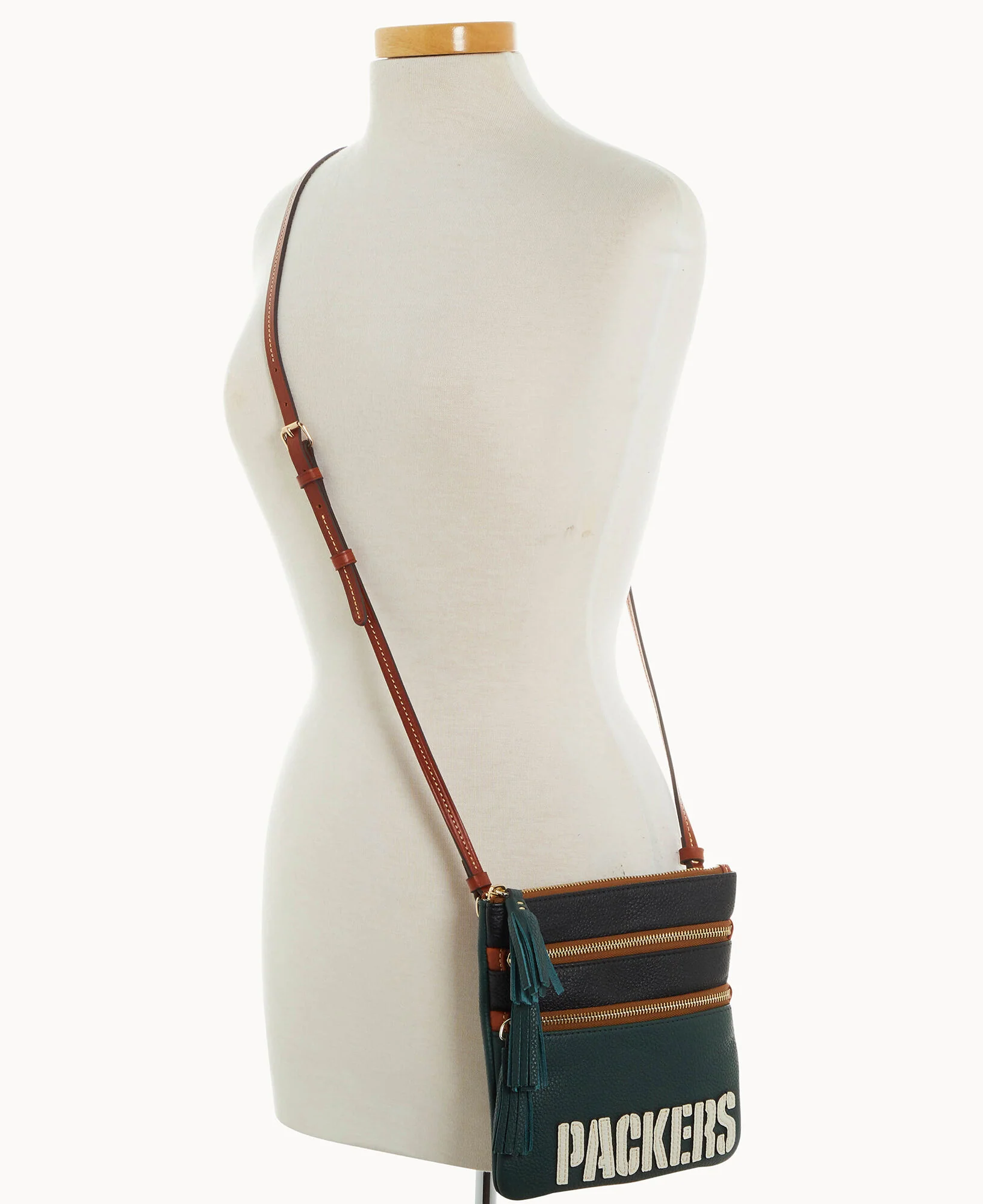 NFL Packers Triple Zip Crossbody - Image 4