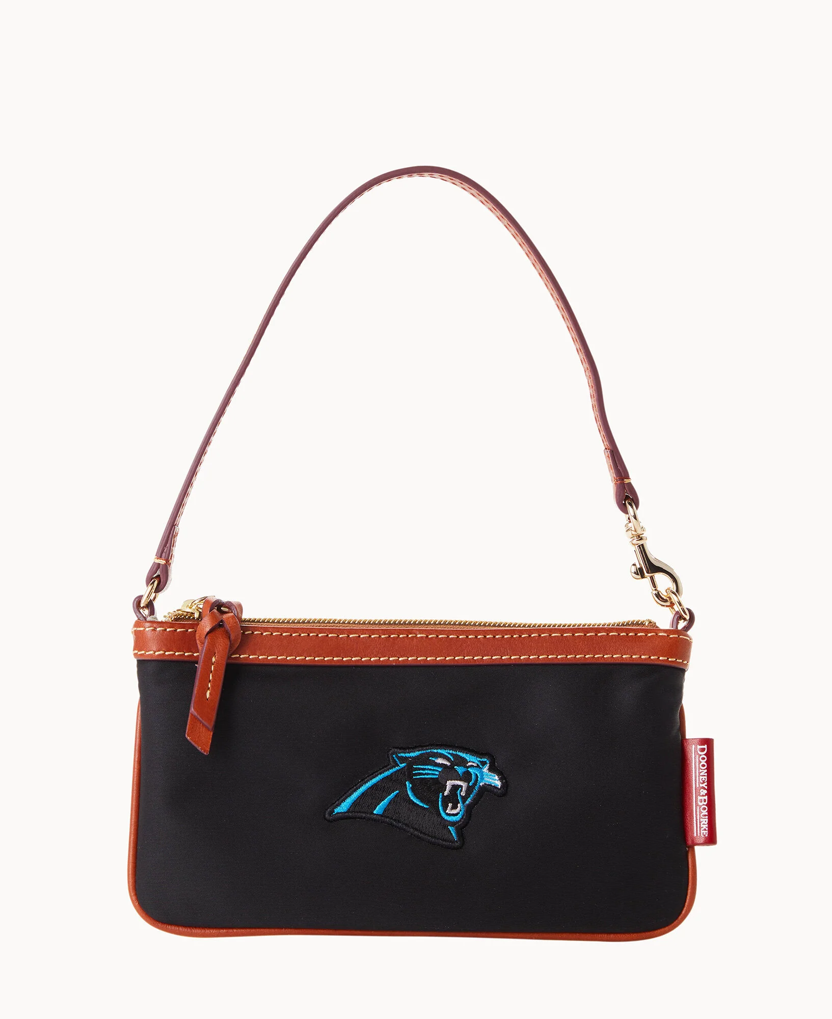 NFL Panthers Large Slim Wristlet