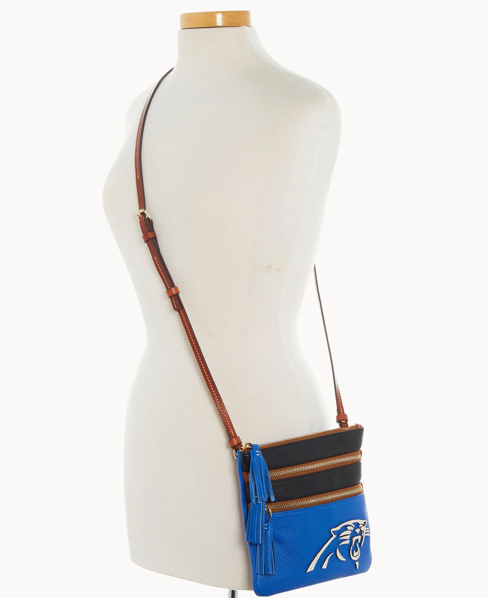 NFL Panthers Triple Zip Crossbody - Image 5