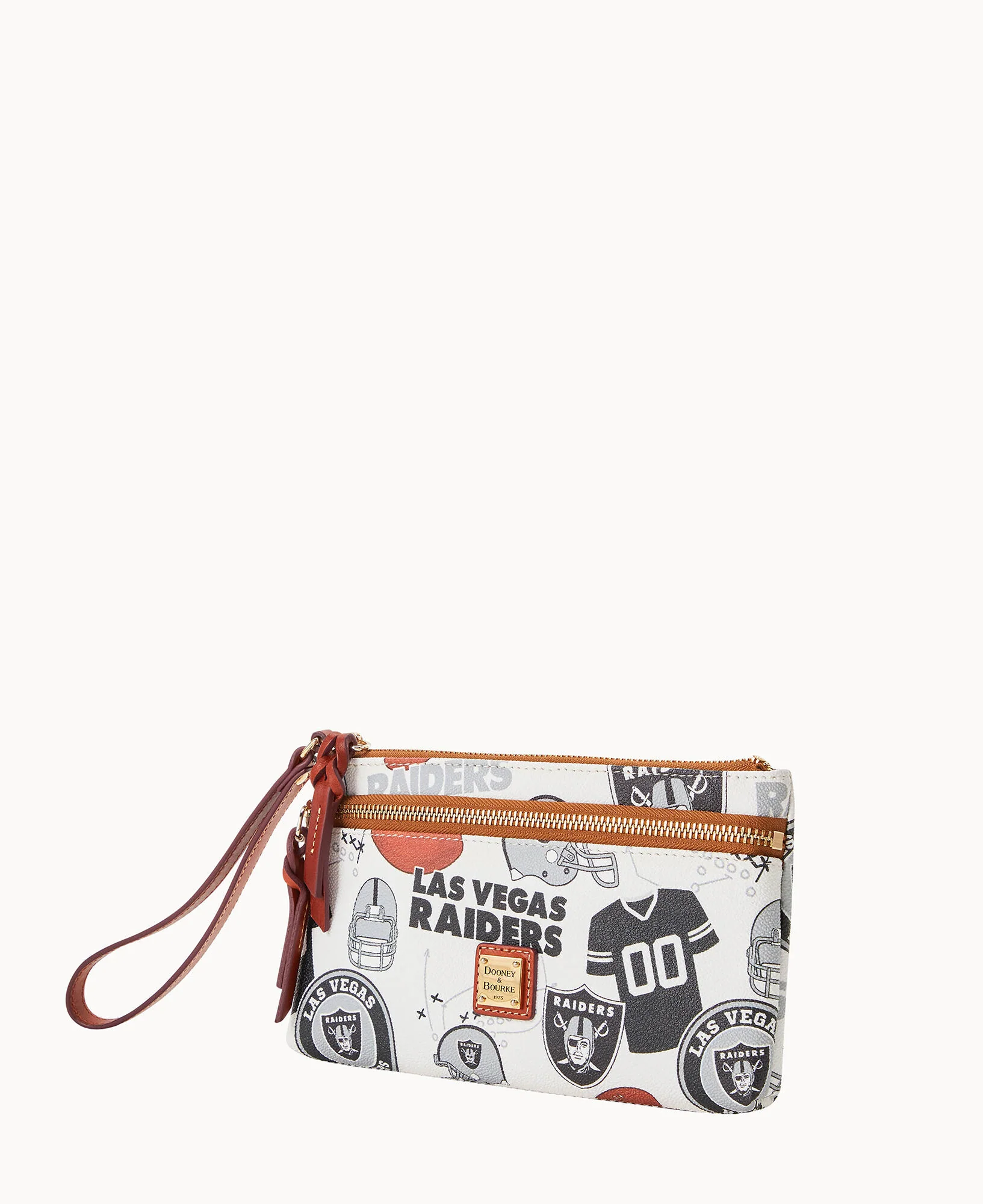 NFL Raiders Double Zip Wristlet - Image 2