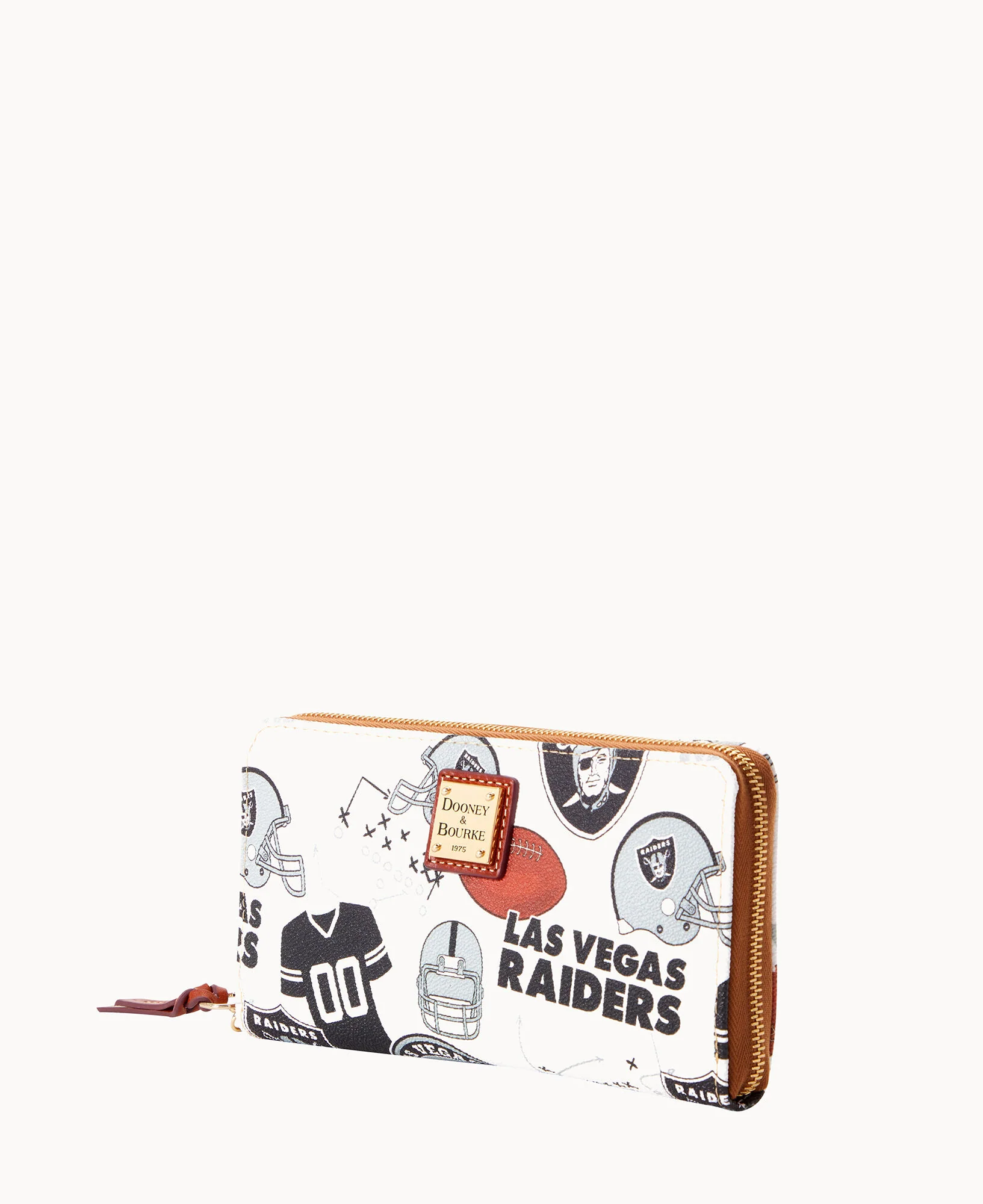 NFL Raiders Large Zip Around Wristlet - Image 5
