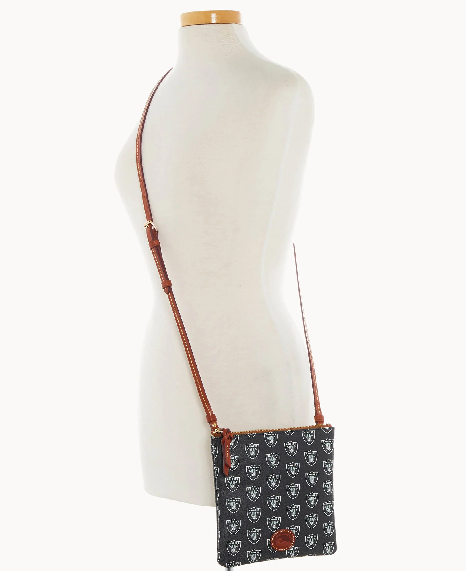 NFL Raiders North South Top Zip Crossbody - Image 4