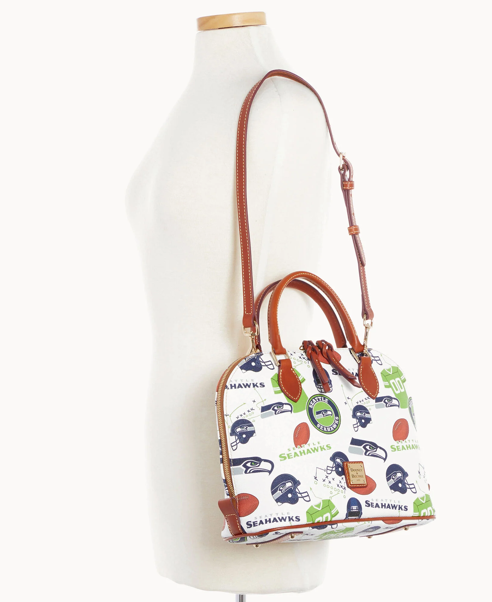 NFL Seahawks Zip Zip Satchel - Image 4