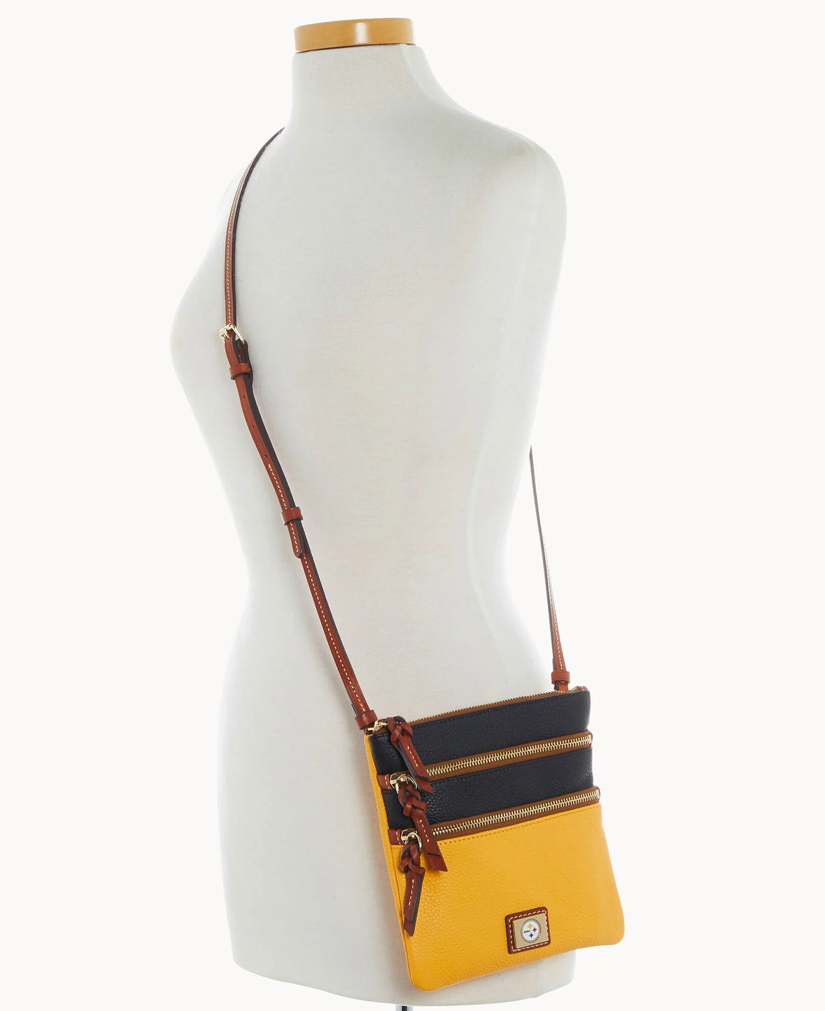 NFL Steelers Triple Zip Crossbody - Image 4