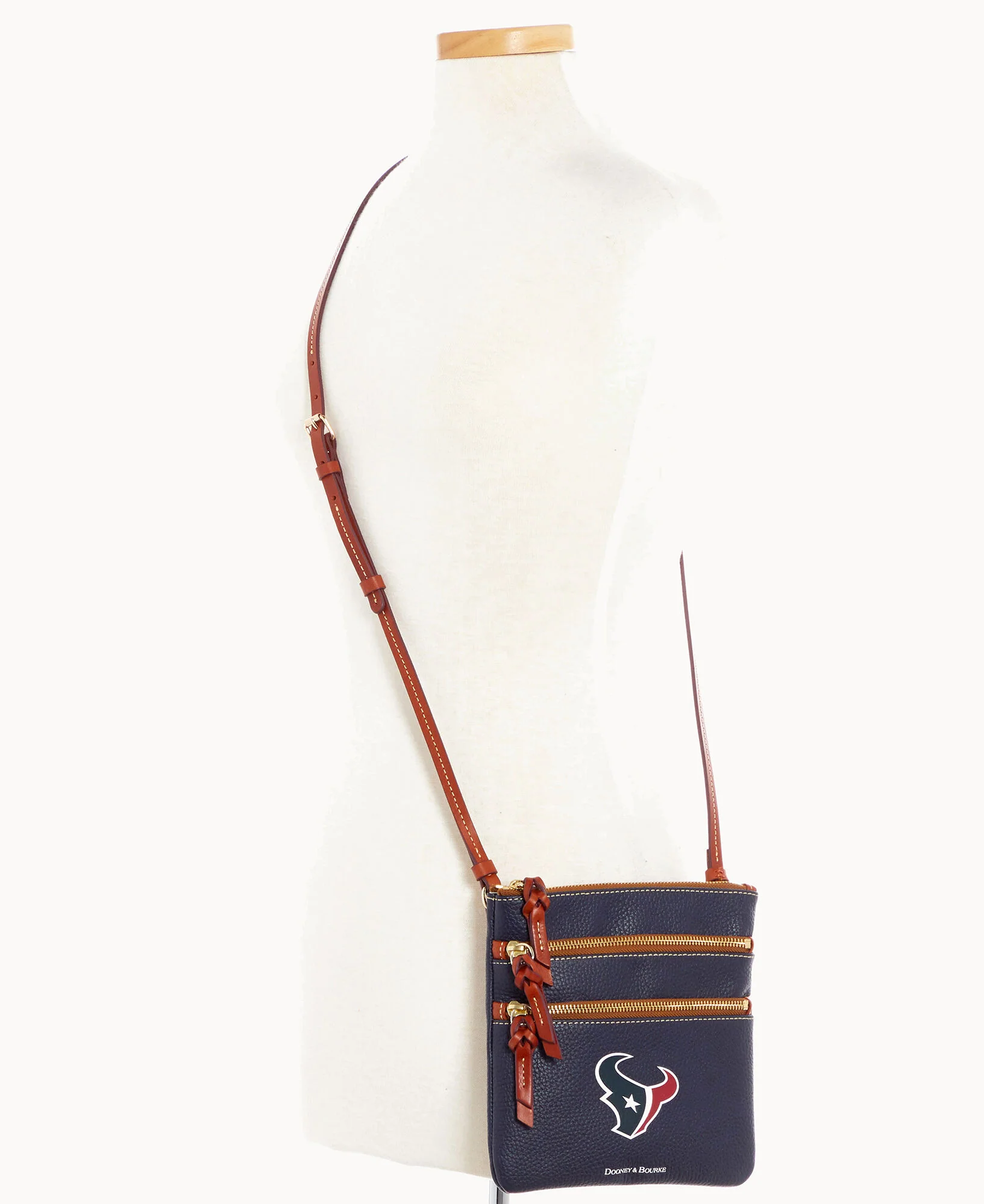 NFL Texans Triple Zip Crossbody - Image 4