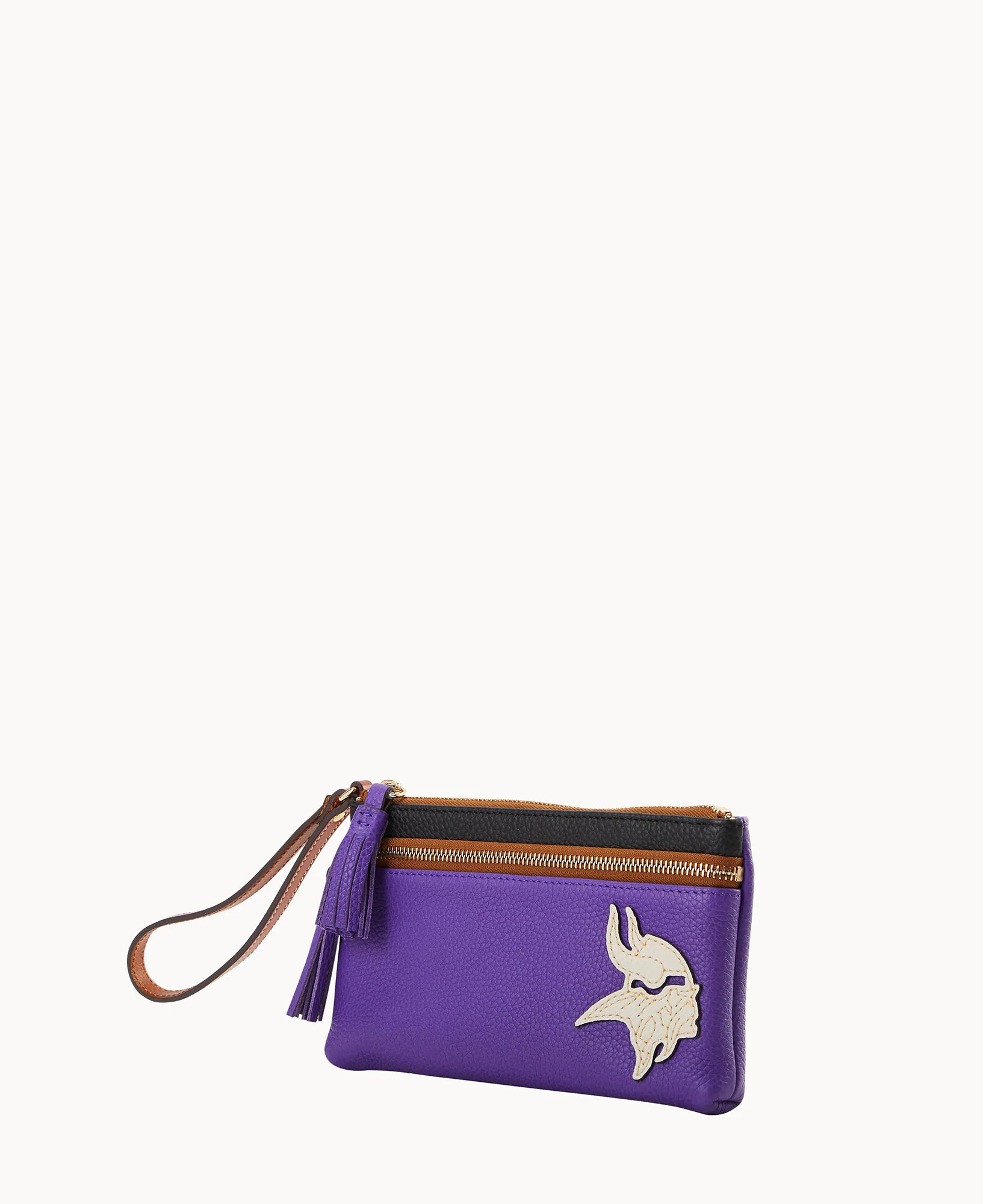 NFL Vikings Double Zip Wristlet - Image 2