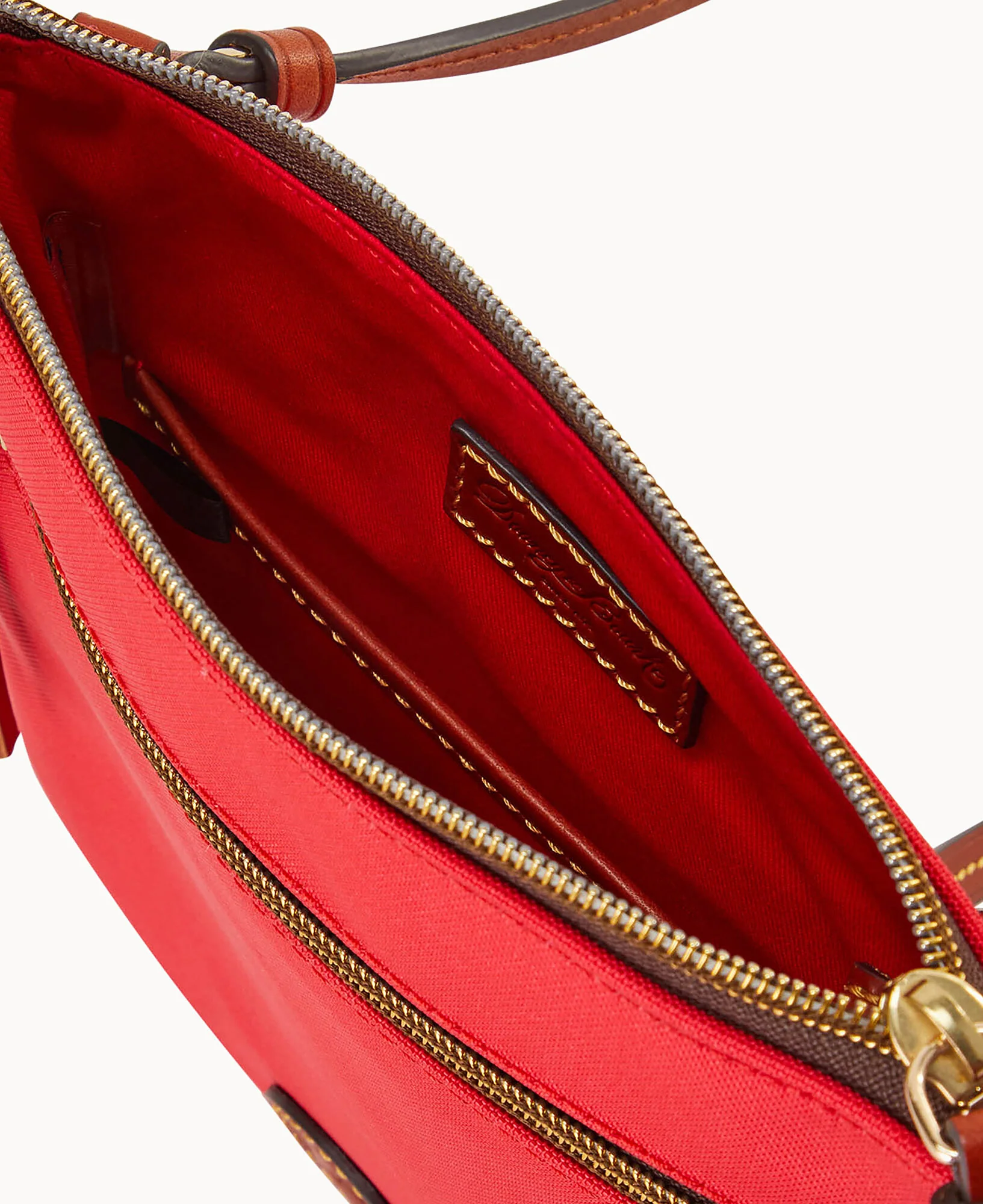Nylon Double Zip Tassel Crossbody - Image 15