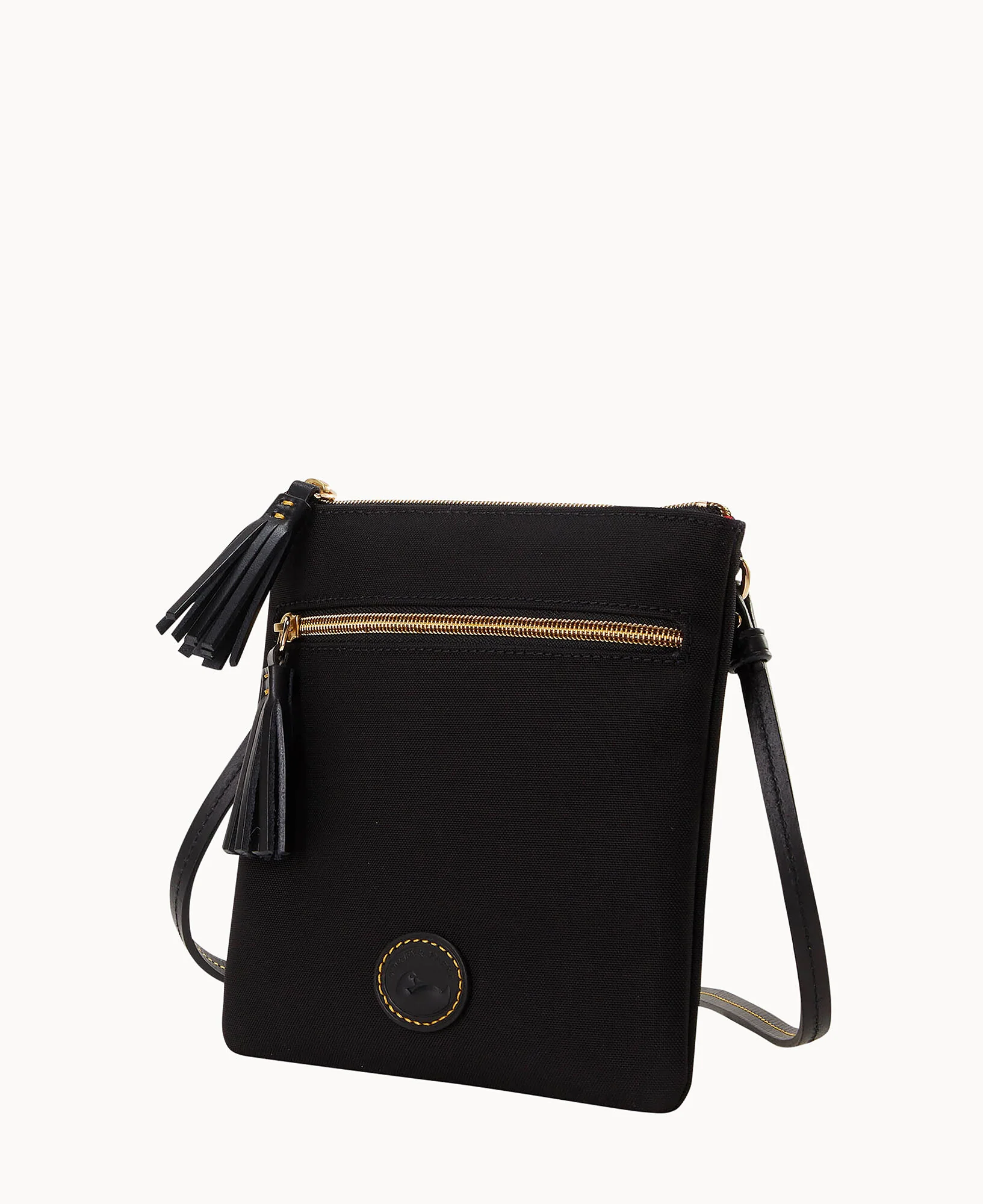 Nylon Double Zip Tassel Crossbody - Image 2