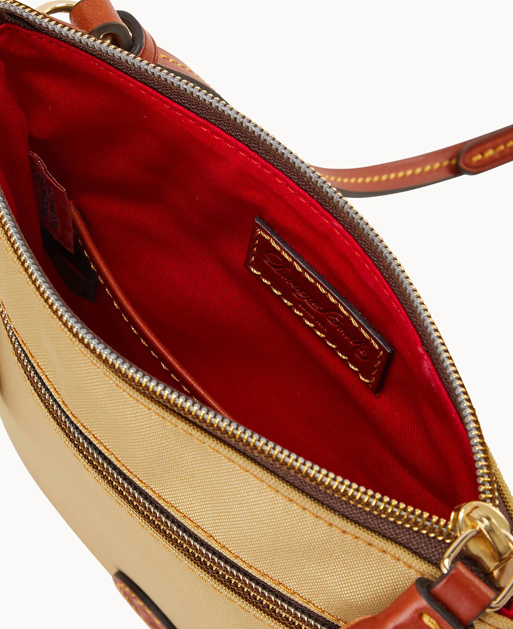 Nylon Double Zip Tassel Crossbody - Image 7