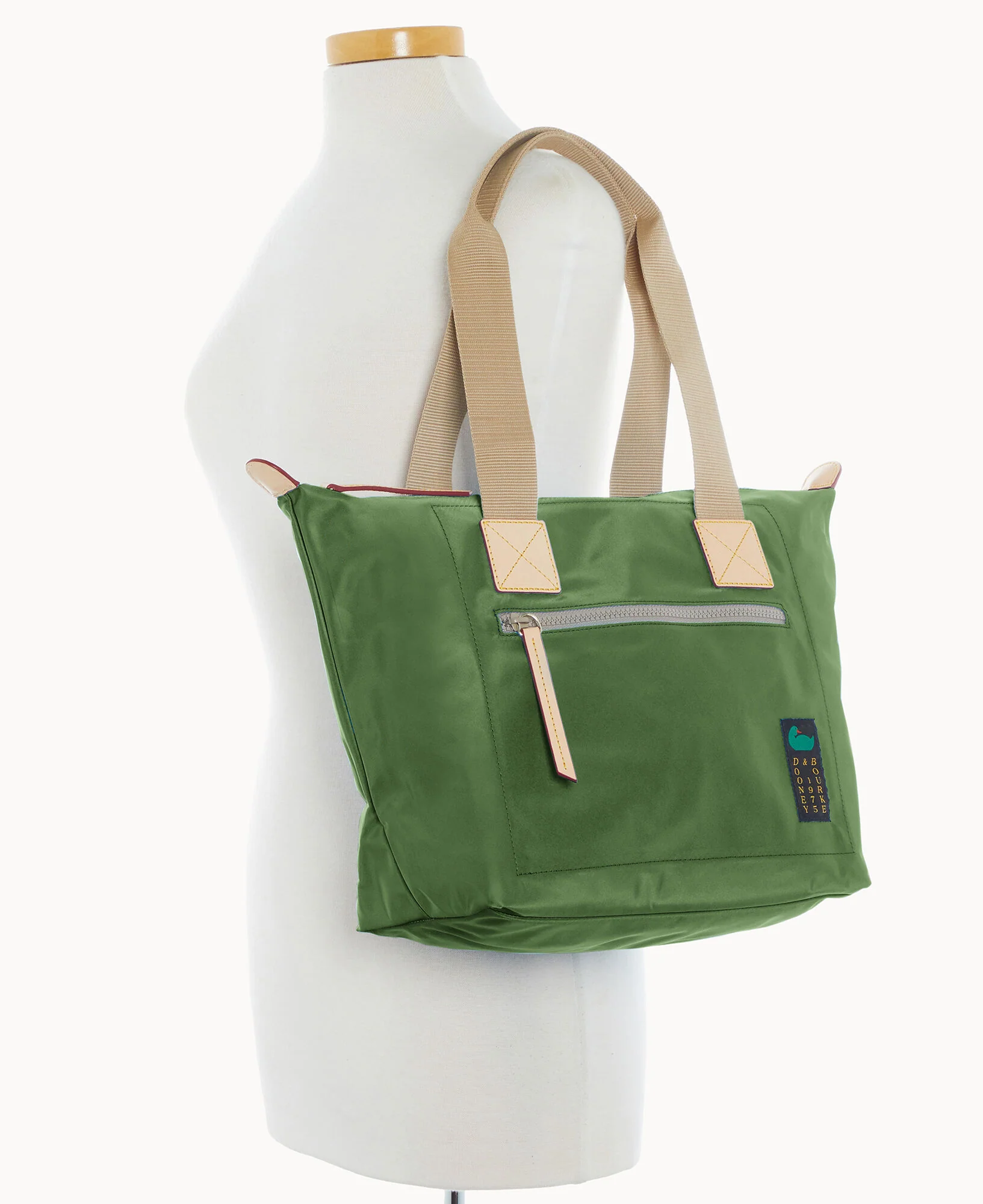 Nylon Front Zip Tote - Image 103