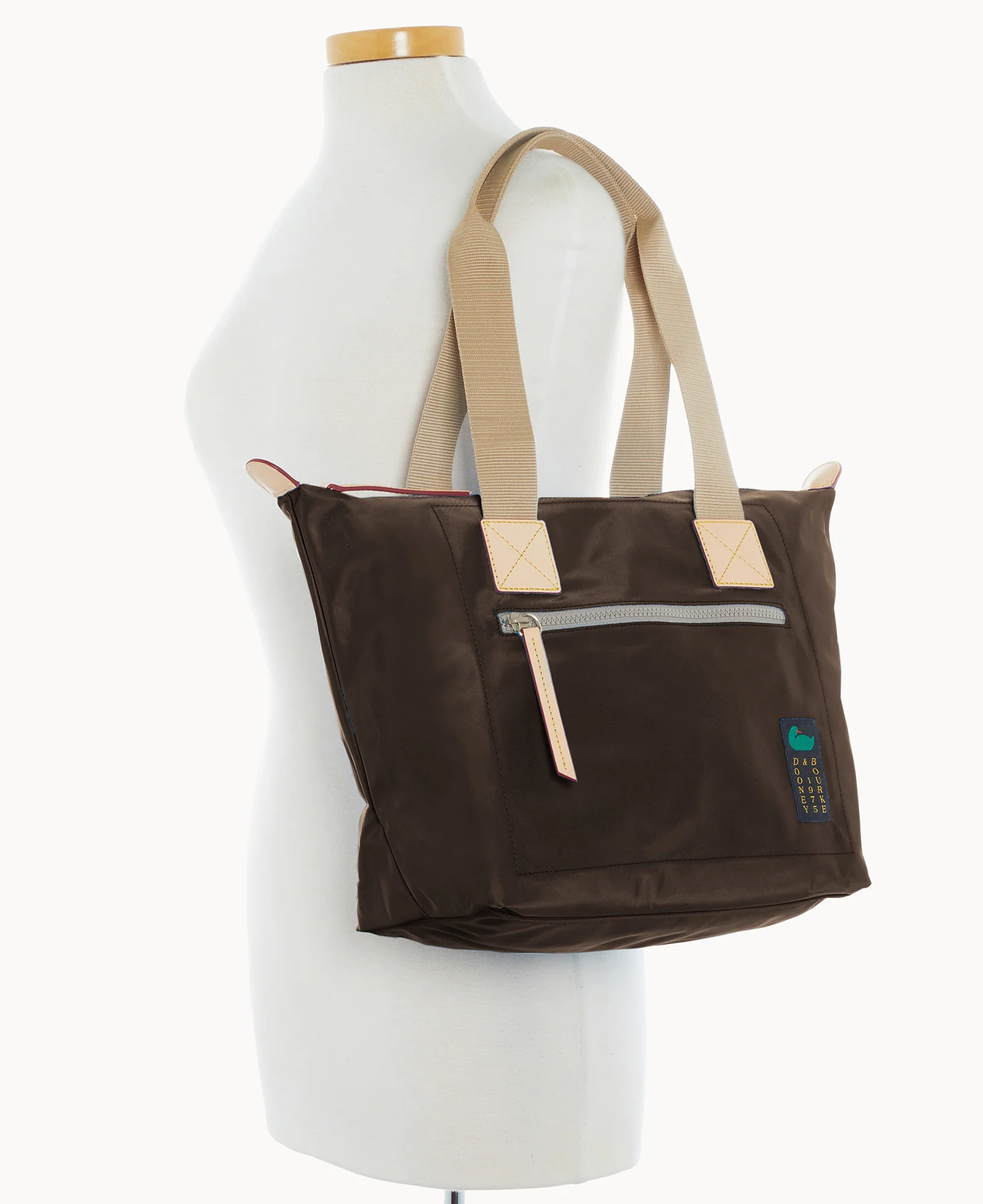 Nylon Front Zip Tote - Image 43