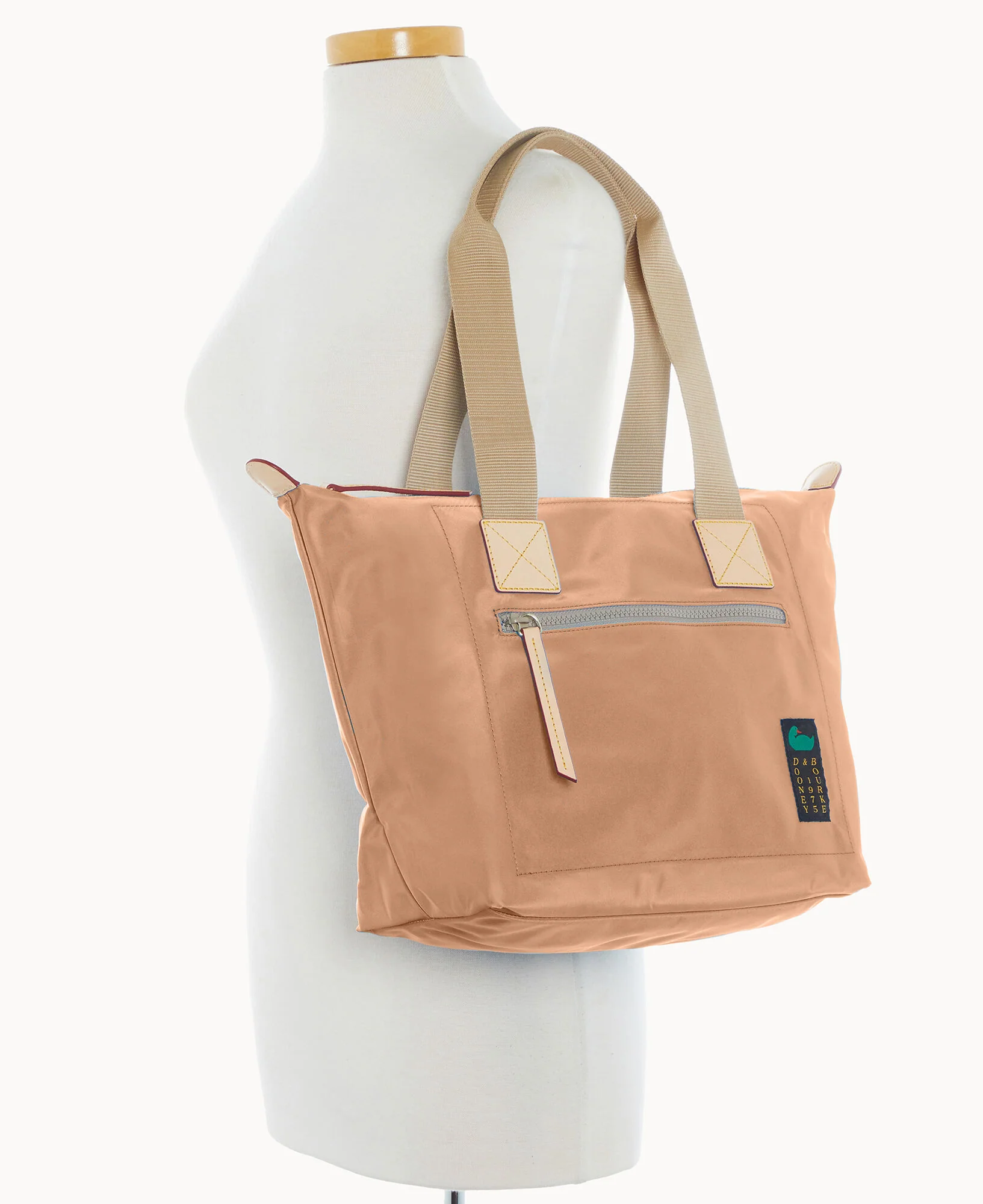 Nylon Front Zip Tote - Image 83