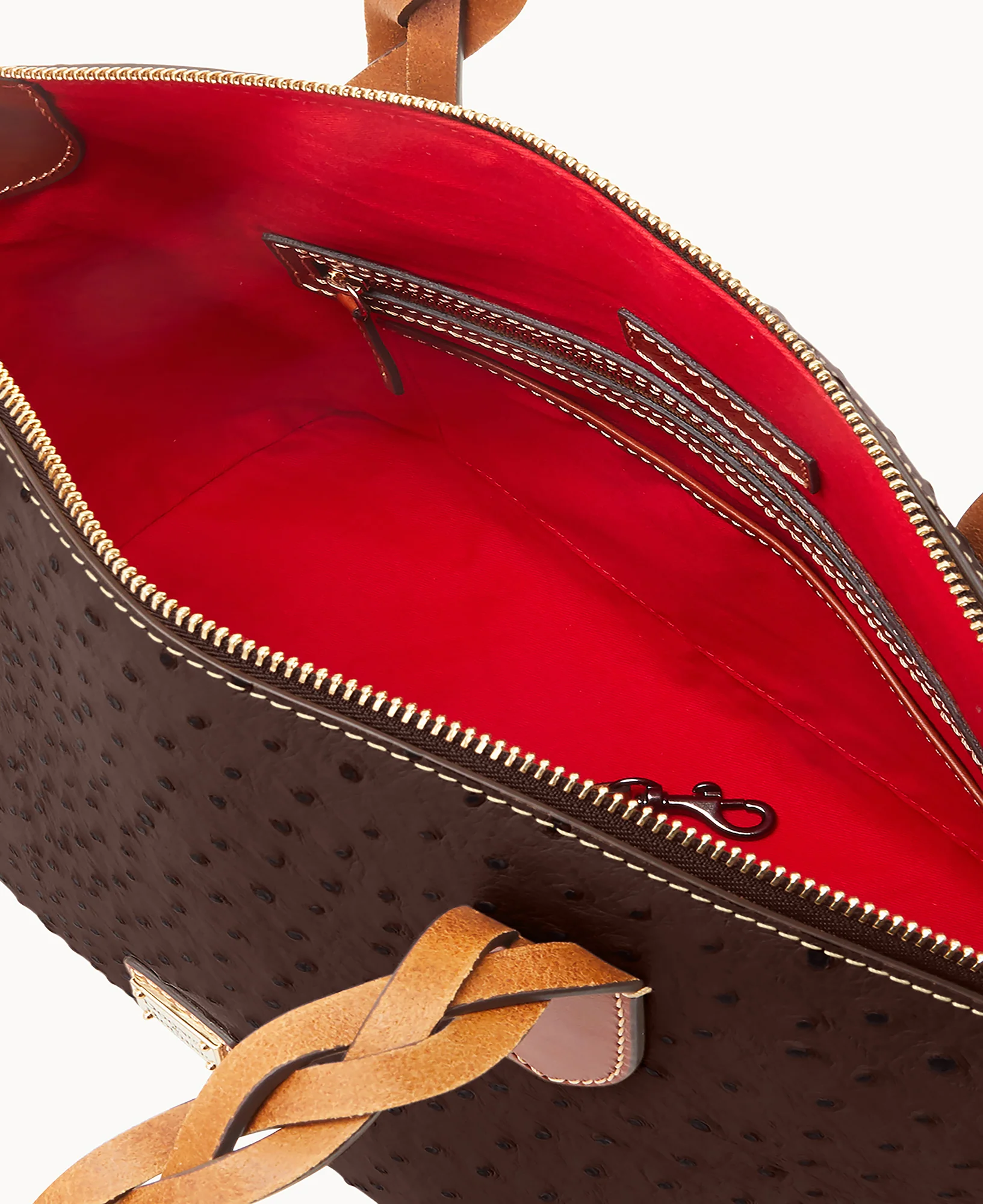 Ostrich Celeste Satchel - Image 7