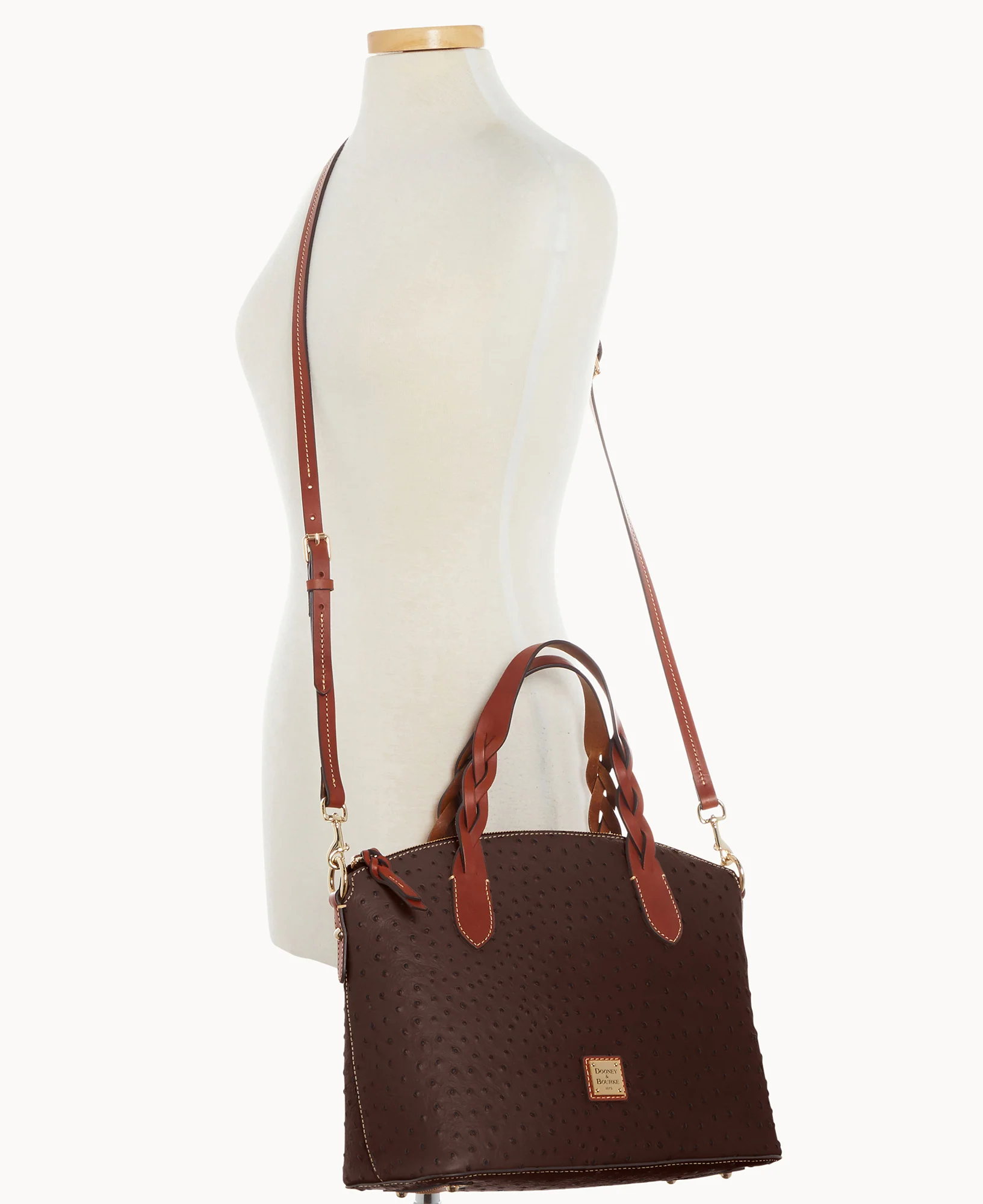 Ostrich Celeste Satchel - Image 8