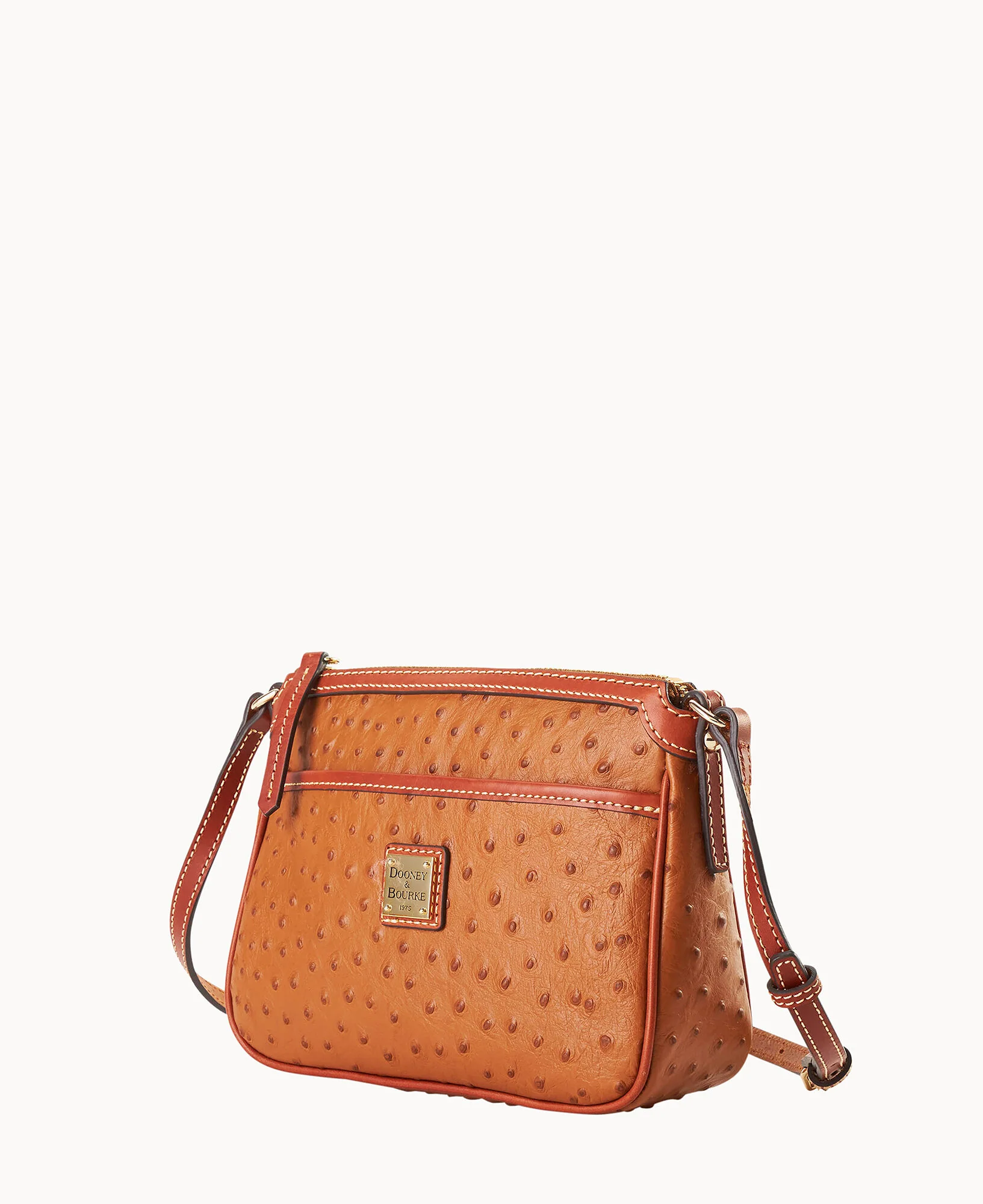 Ostrich East West Pocket Crossbody - Image 6