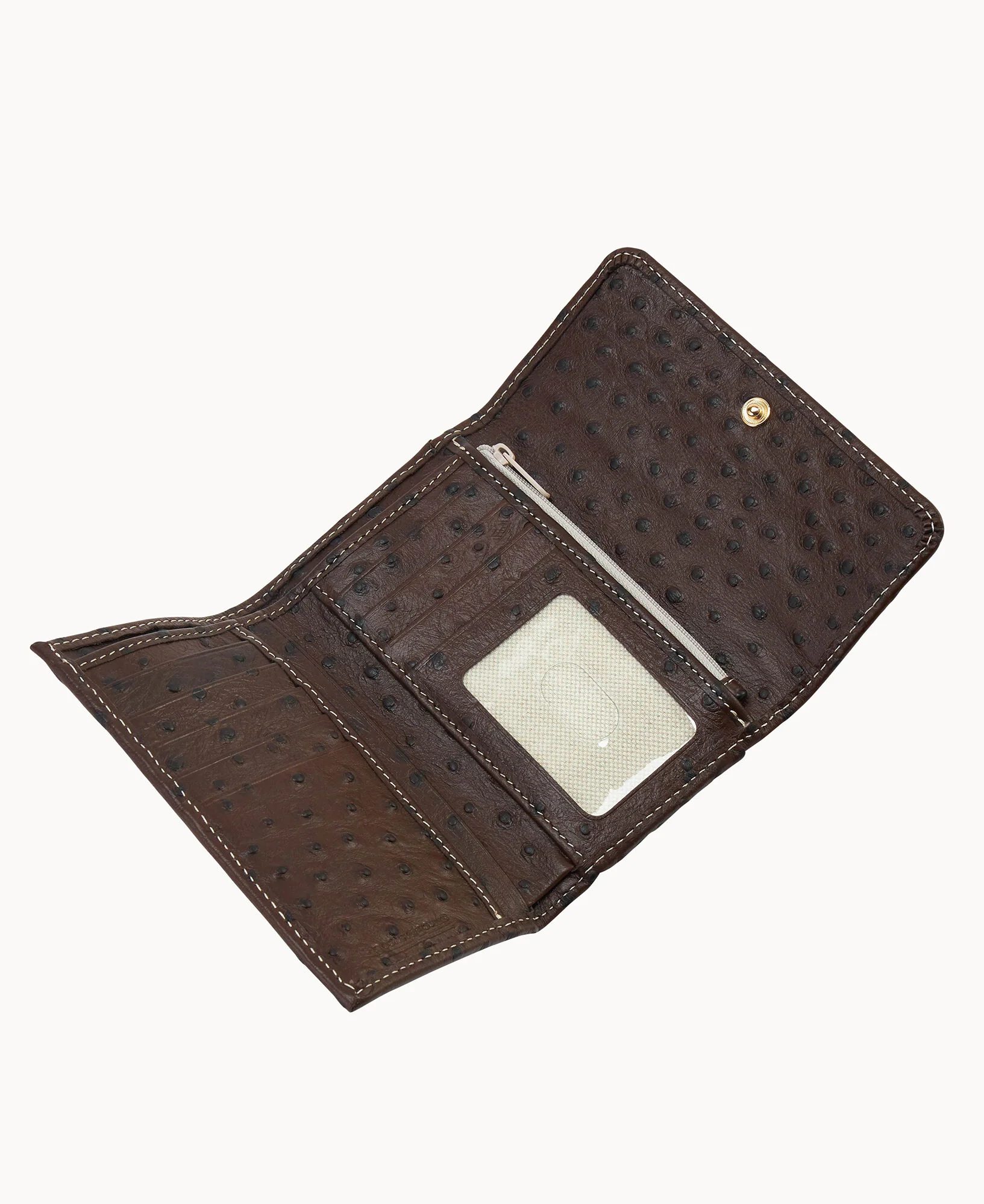 Ostrich Flap Wallet - Image 11