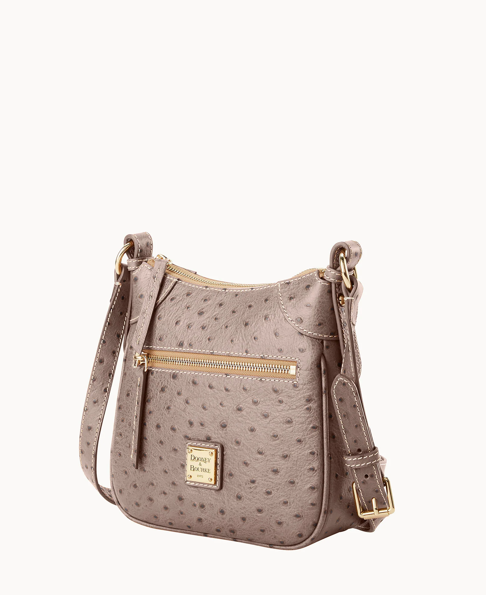 Ostrich Front Zip Crossbody - Image 24