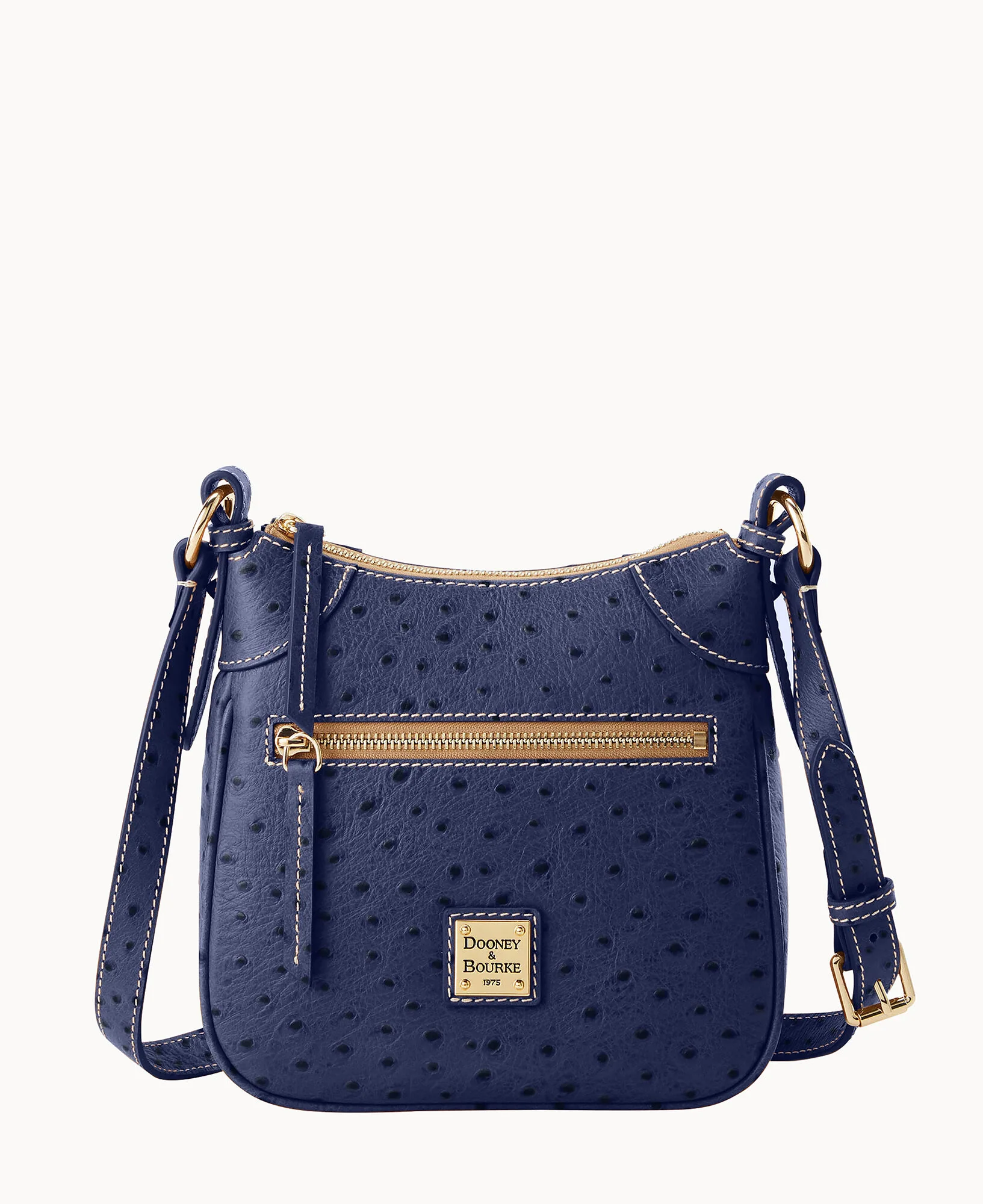 Ostrich Front Zip Crossbody - Image 27