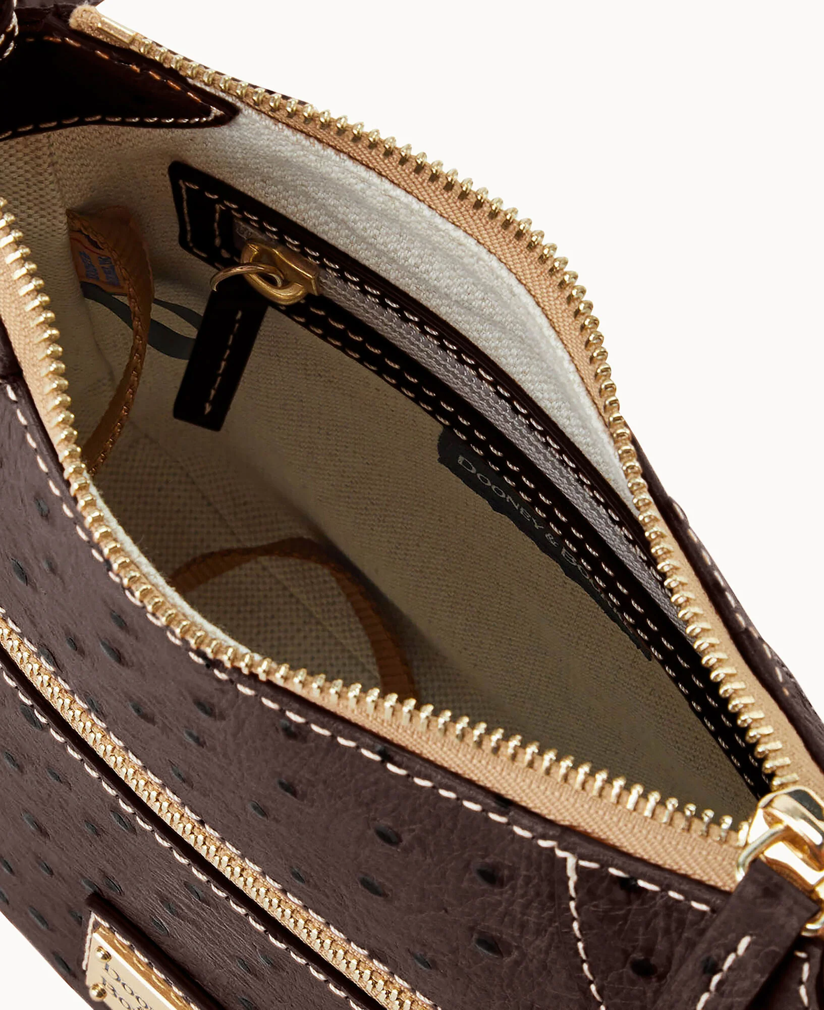 Ostrich Front Zip Crossbody - Image 37