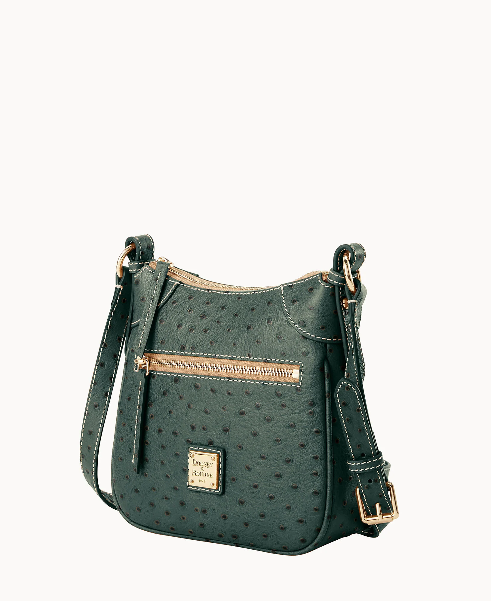 Ostrich Front Zip Crossbody - Image 40