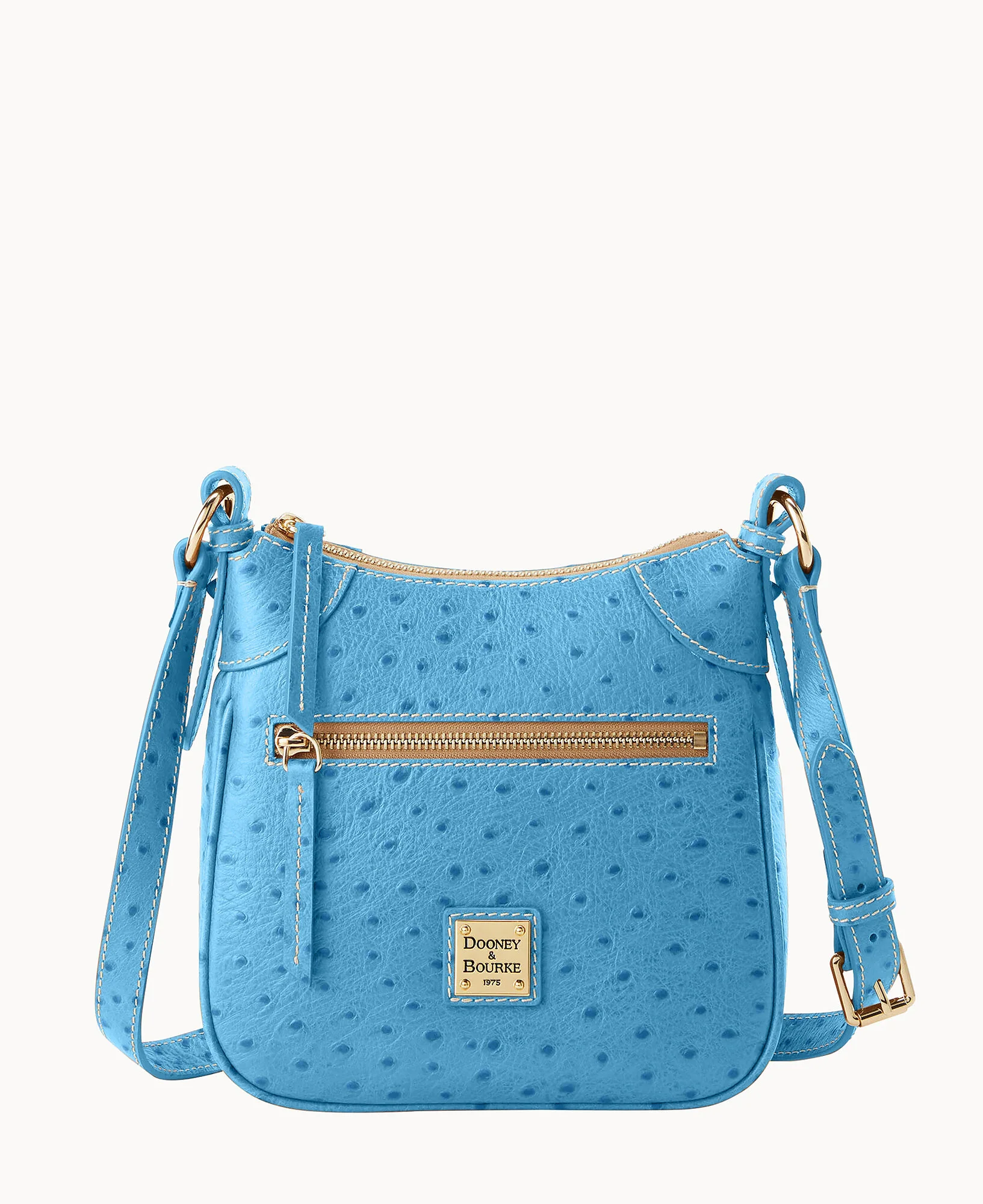 Ostrich Front Zip Crossbody - Image 52