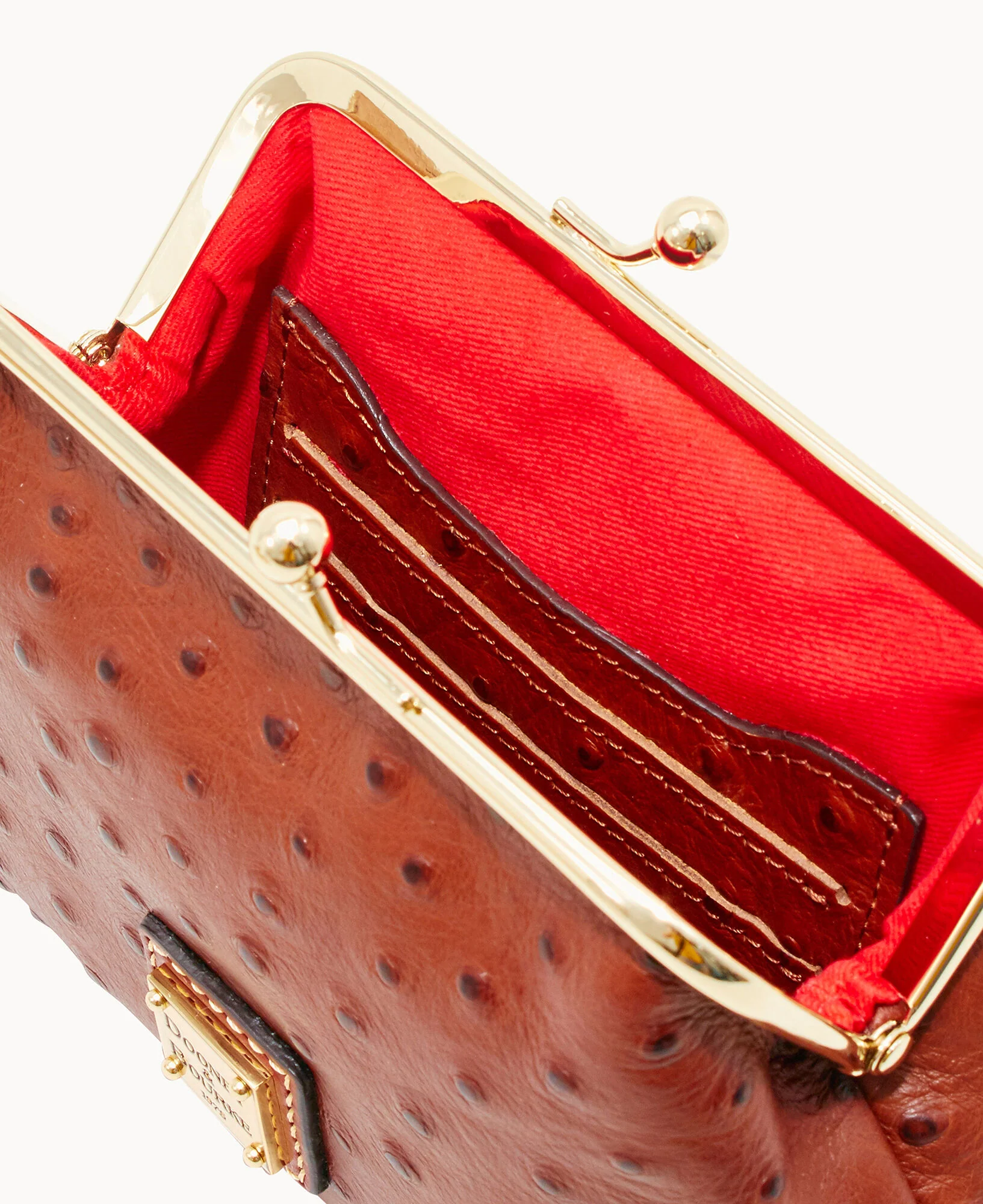 Ostrich Large Framed Purse - Image 15