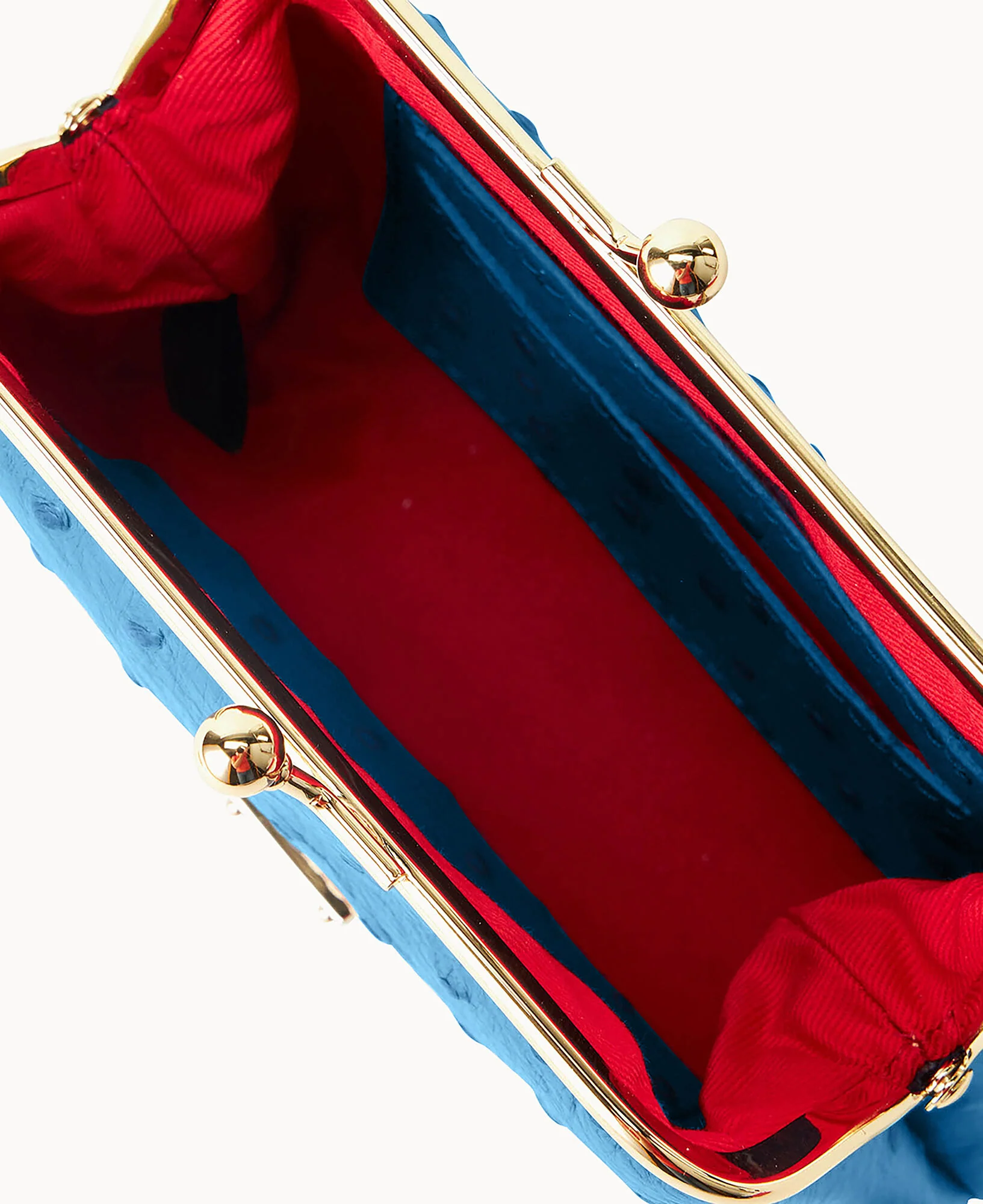 Ostrich Large Framed Purse - Image 56