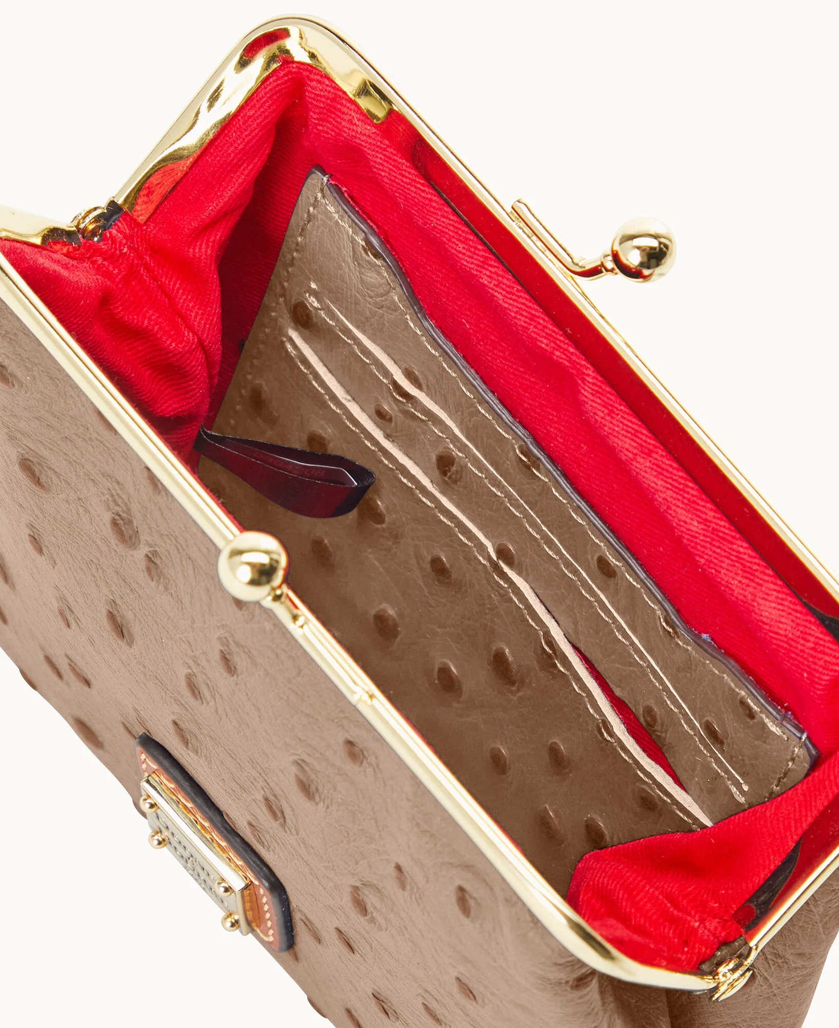 Ostrich Large Framed Purse - Image 60