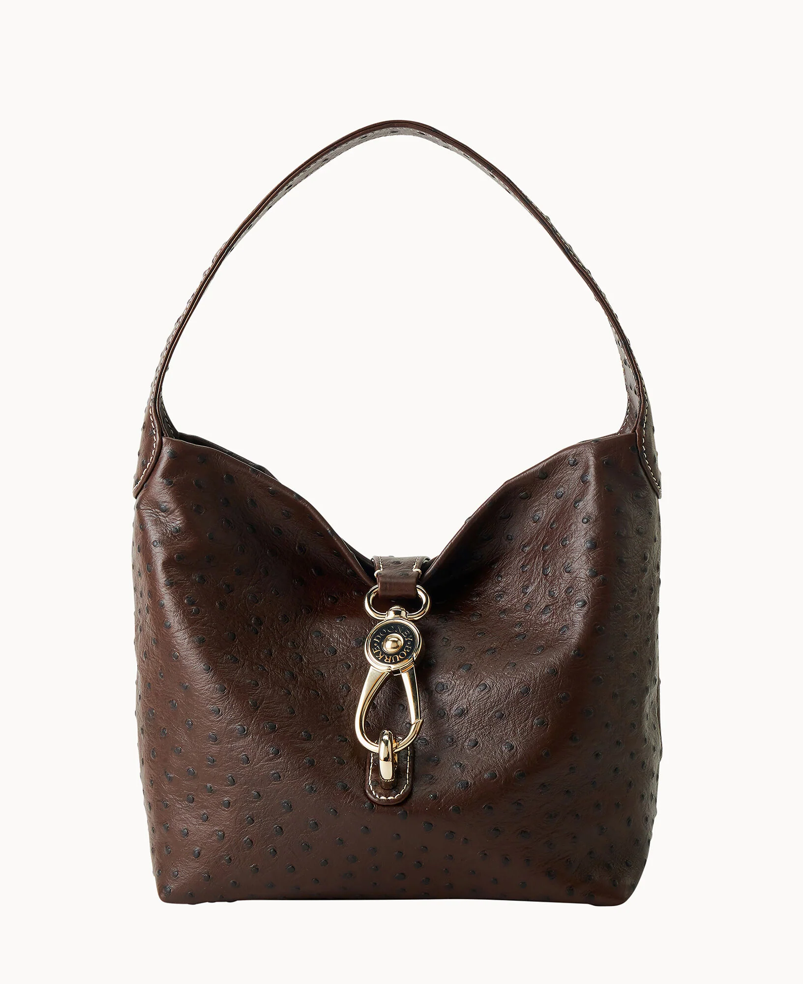 Ostrich Logo Lock Hobo - Image 23