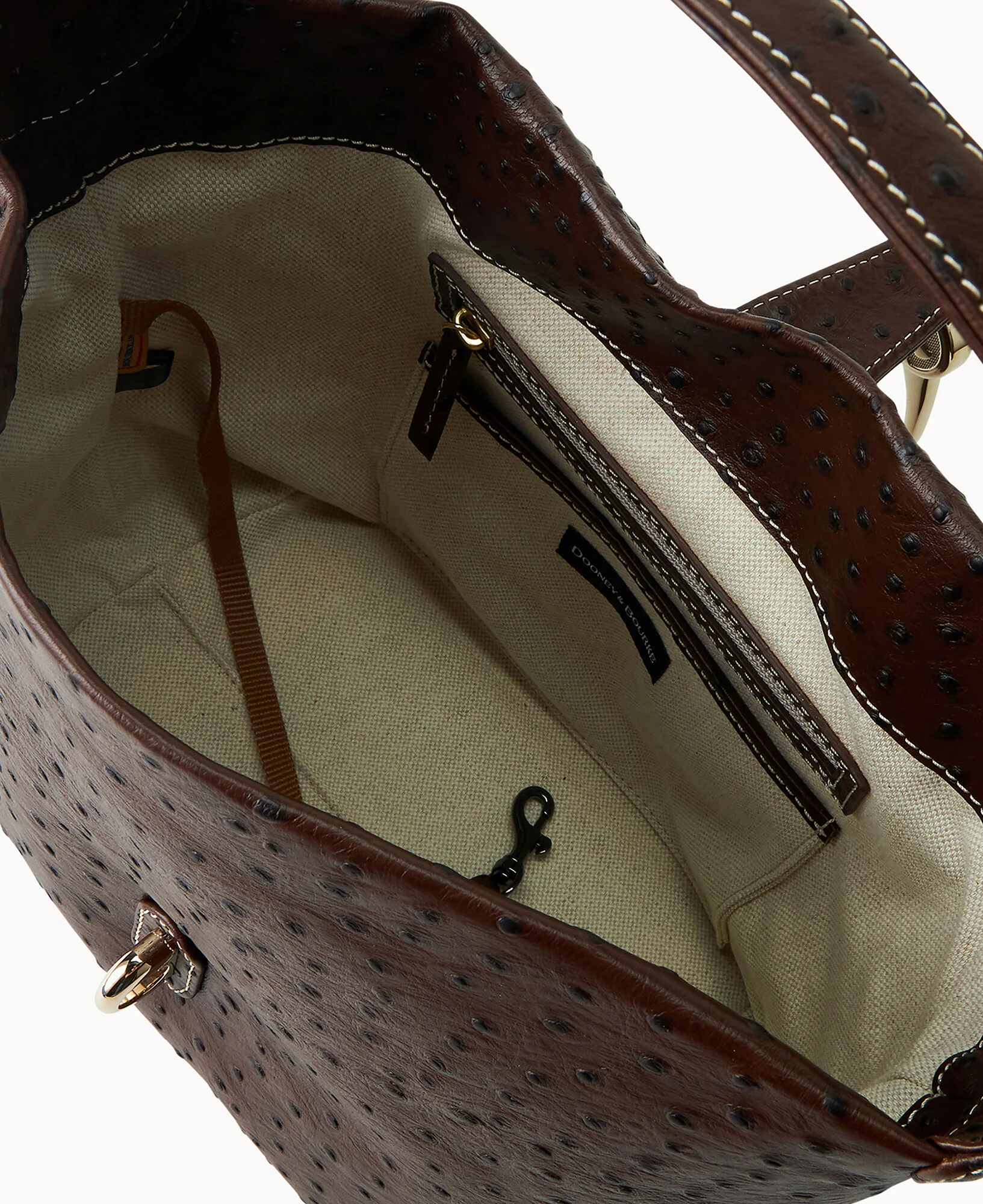 Ostrich Logo Lock Hobo - Image 25