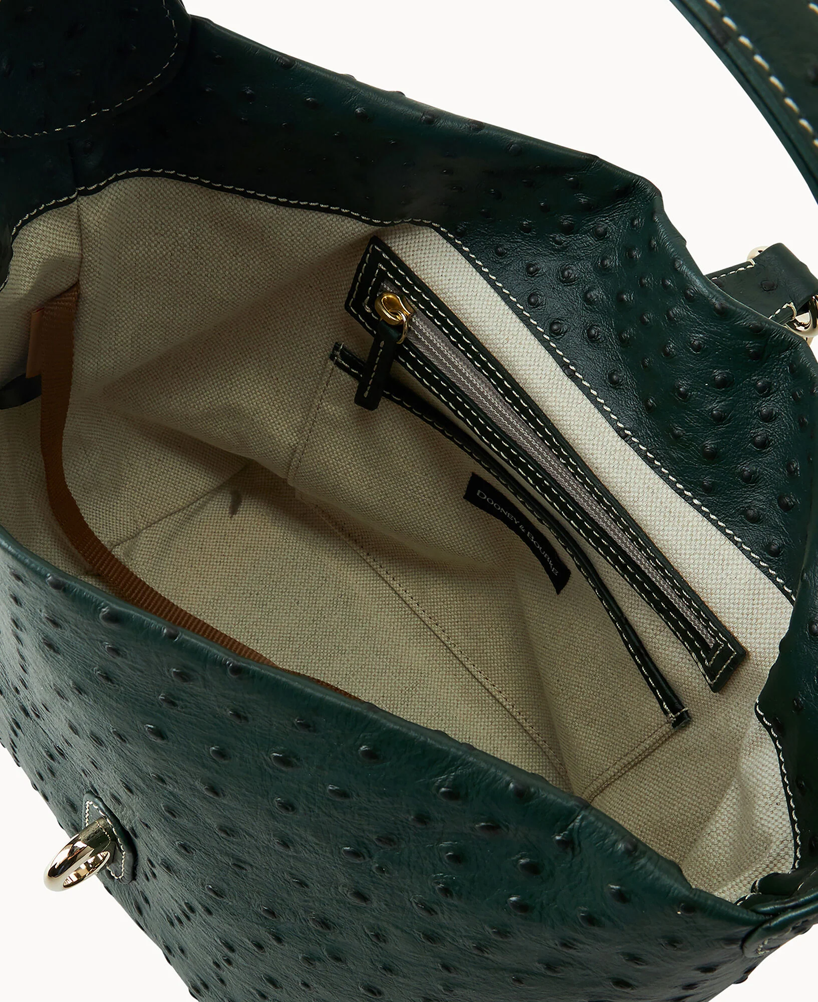 Ostrich Logo Lock Hobo - Image 29