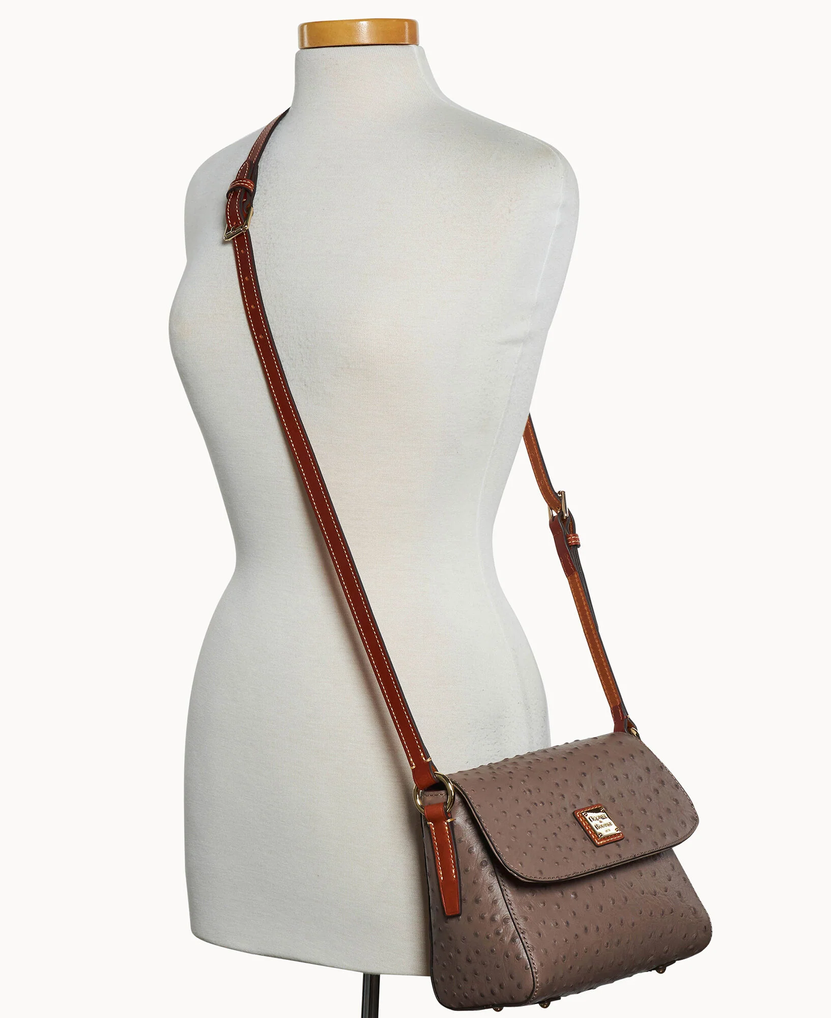 Ostrich Small Eliza Crossbody - Image 12