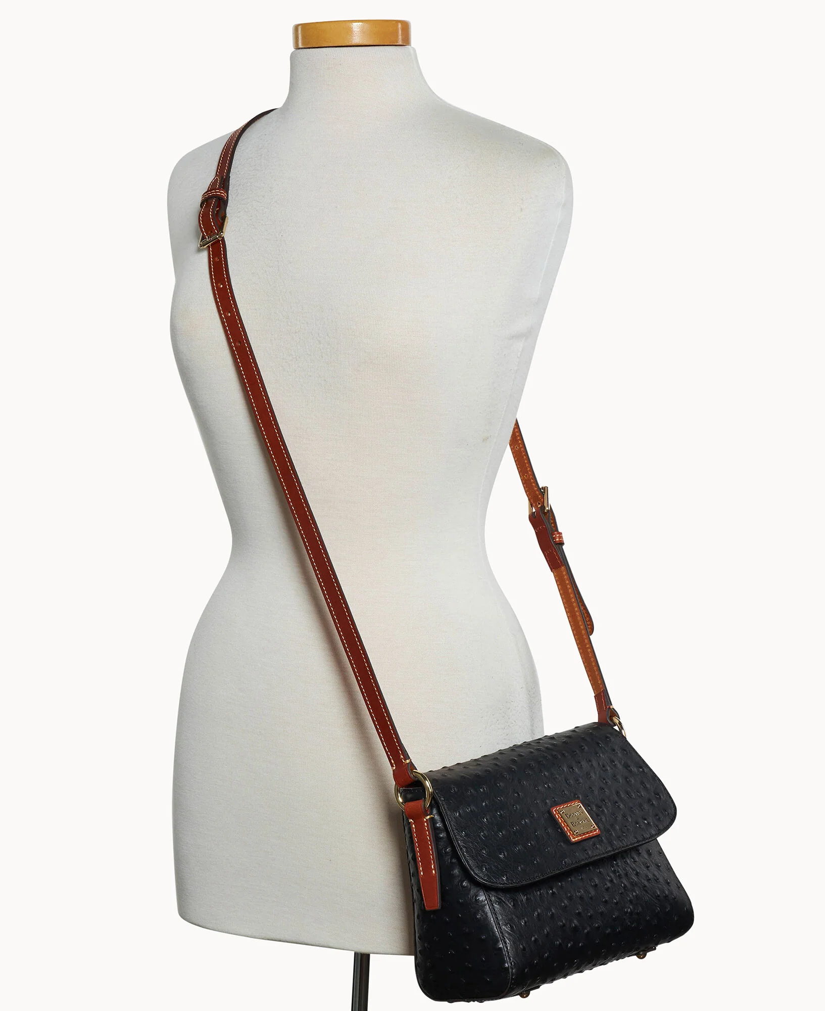 Ostrich Small Eliza Crossbody - Image 4