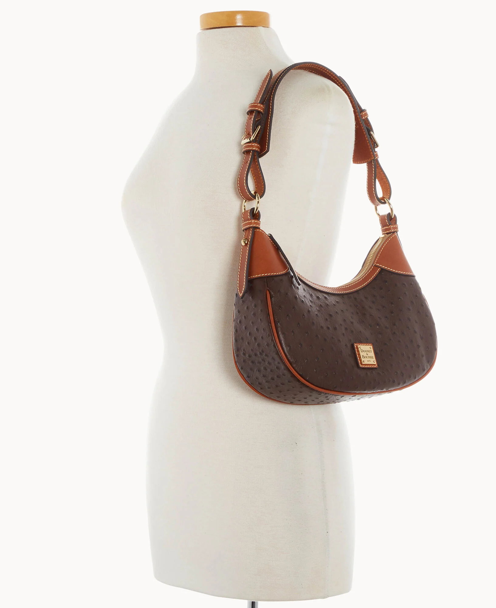 Ostrich Small Hobo - Image 20