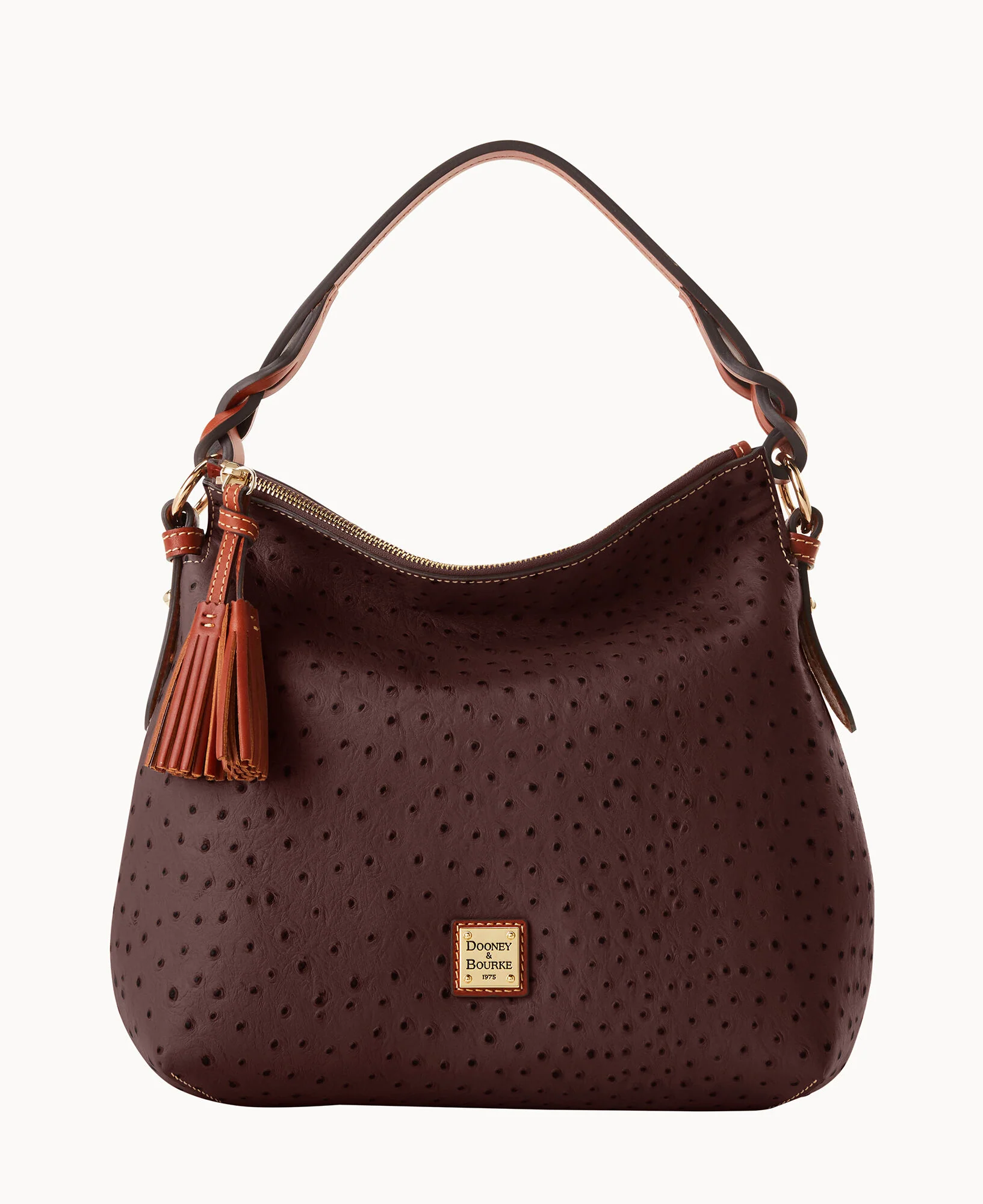 Ostrich Twist Strap Hobo - Image 13
