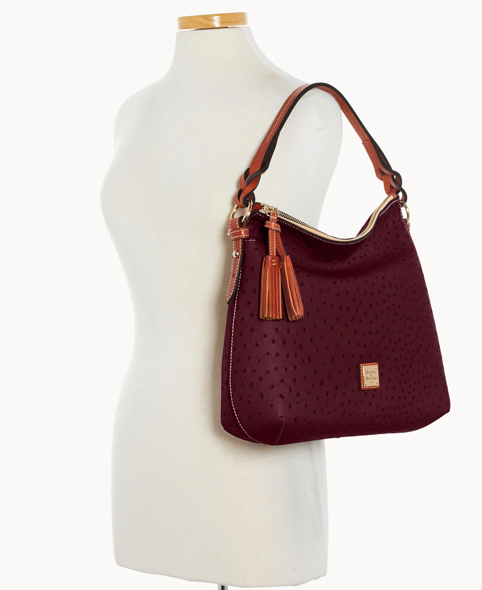 Ostrich Twist Strap Hobo - Image 36