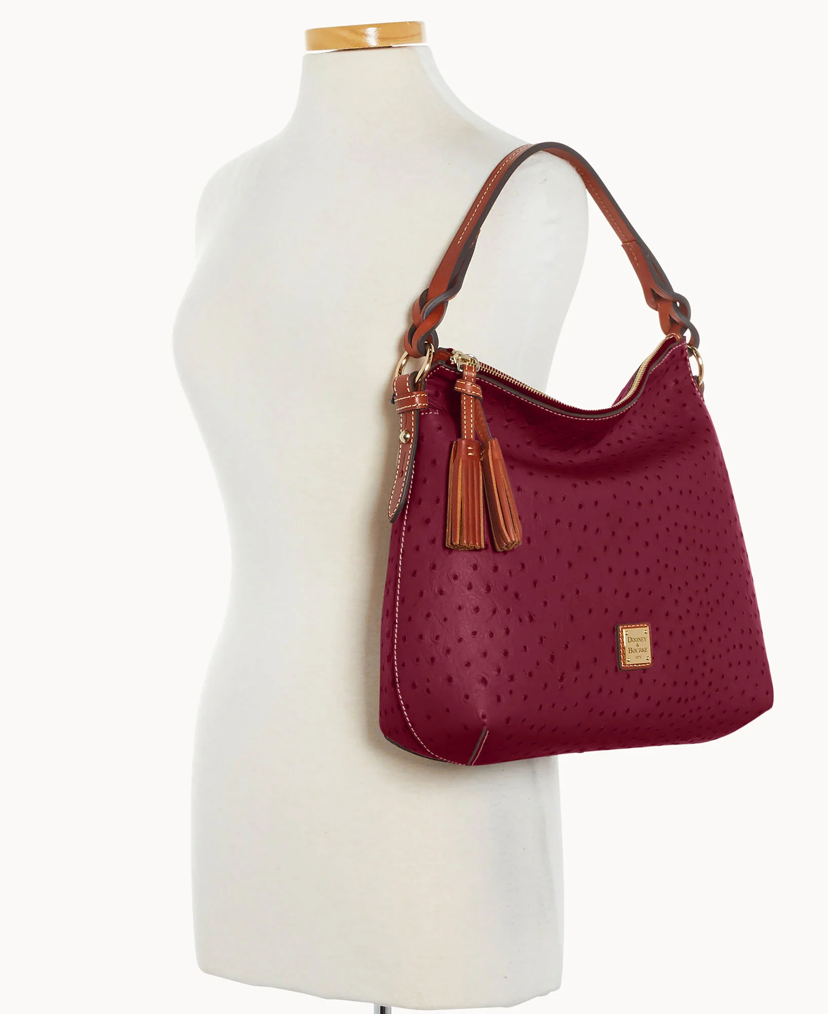 Ostrich Twist Strap Hobo - Image 60