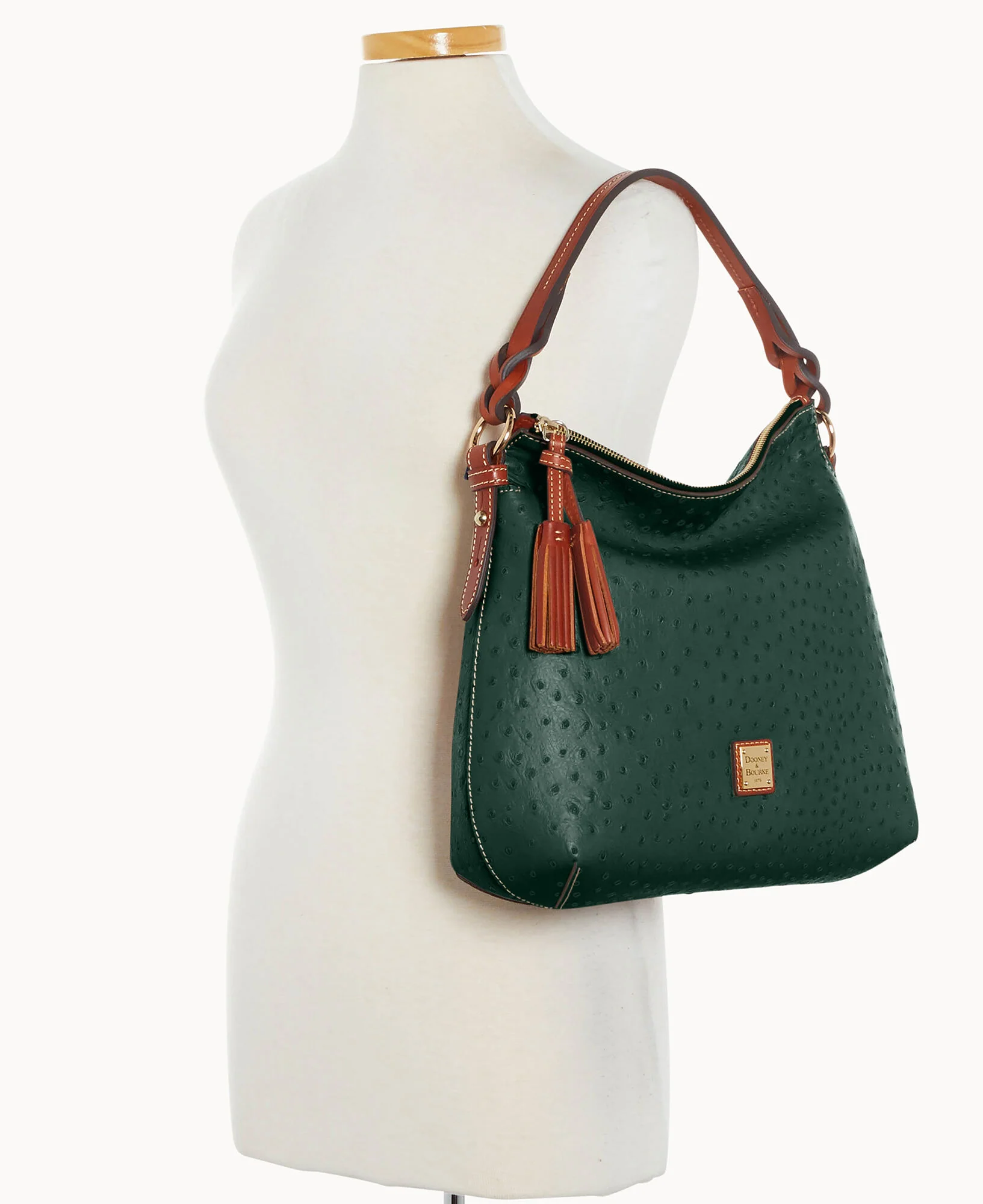 Ostrich Twist Strap Hobo - Image 68