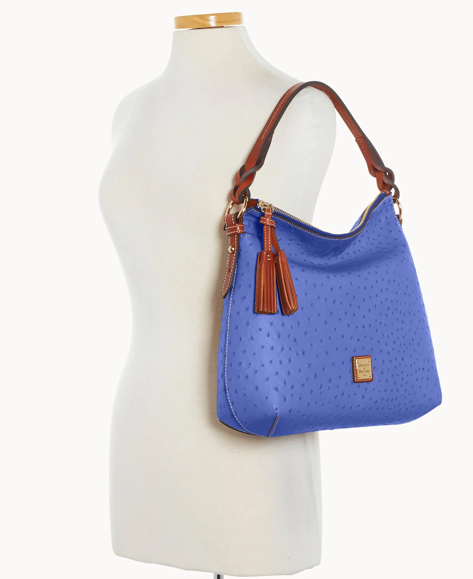 Ostrich Twist Strap Hobo - Image 72