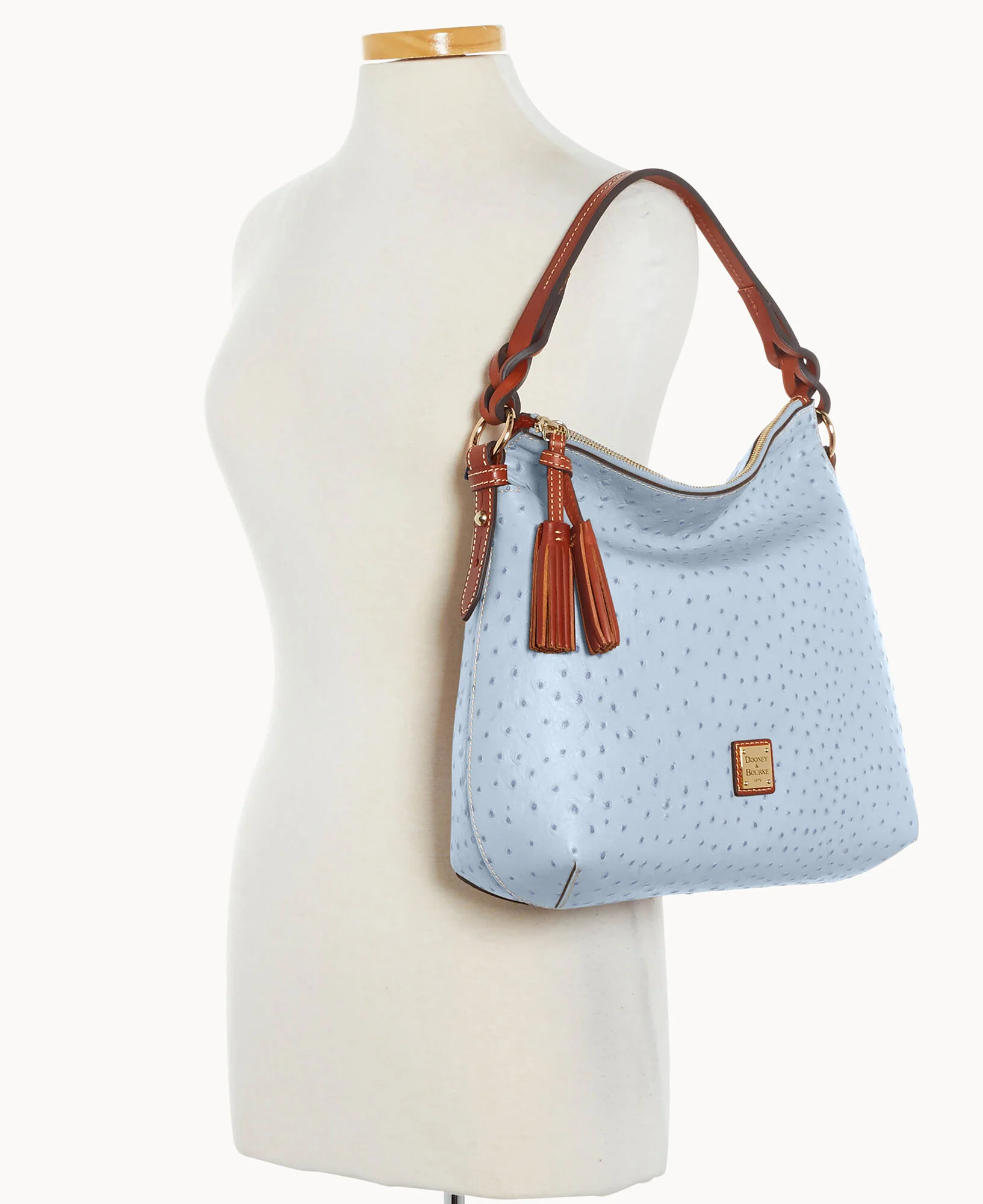 Ostrich Twist Strap Hobo - Image 84
