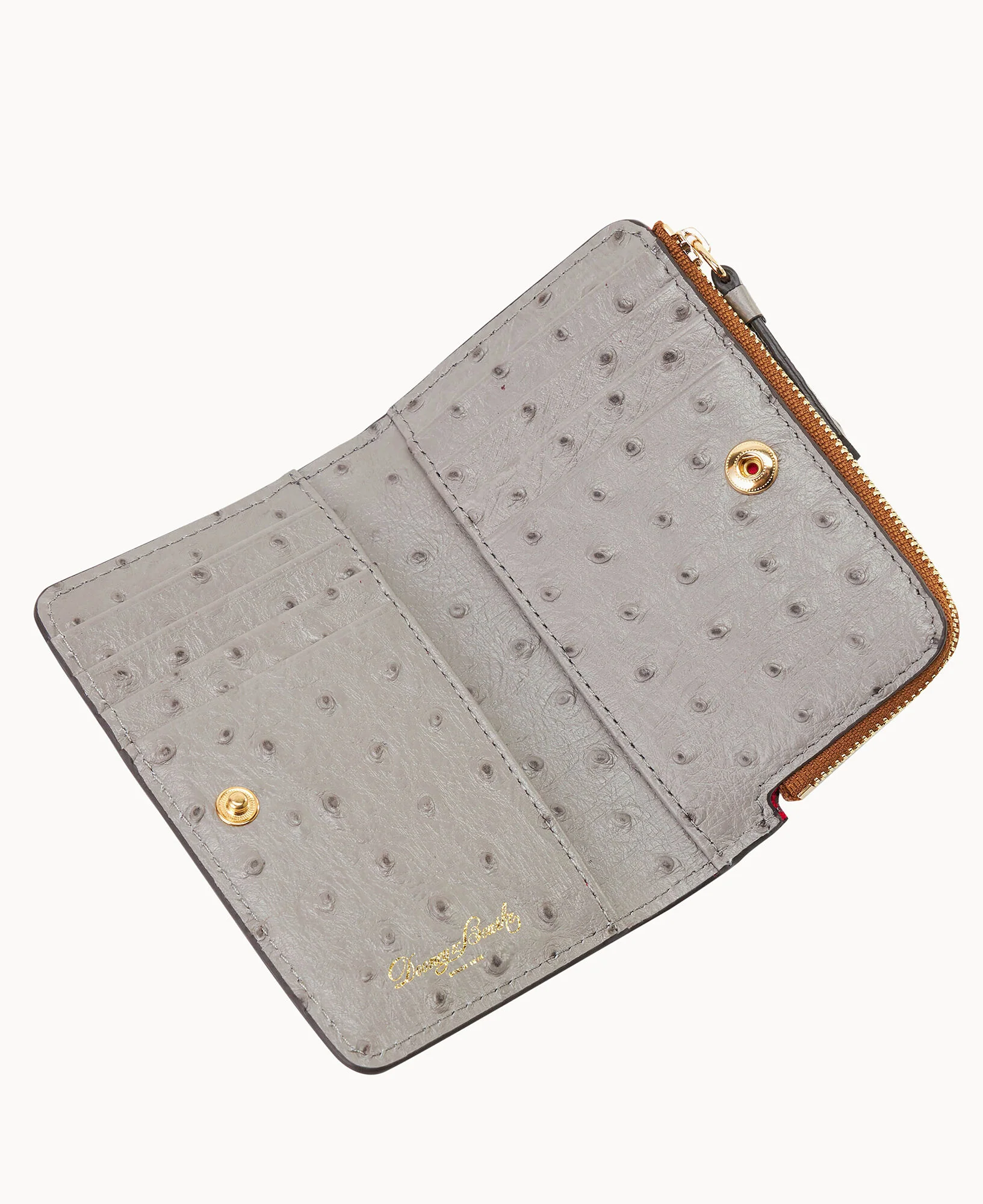 Ostrich Zip Credit Card Wallet 14 - Image 35