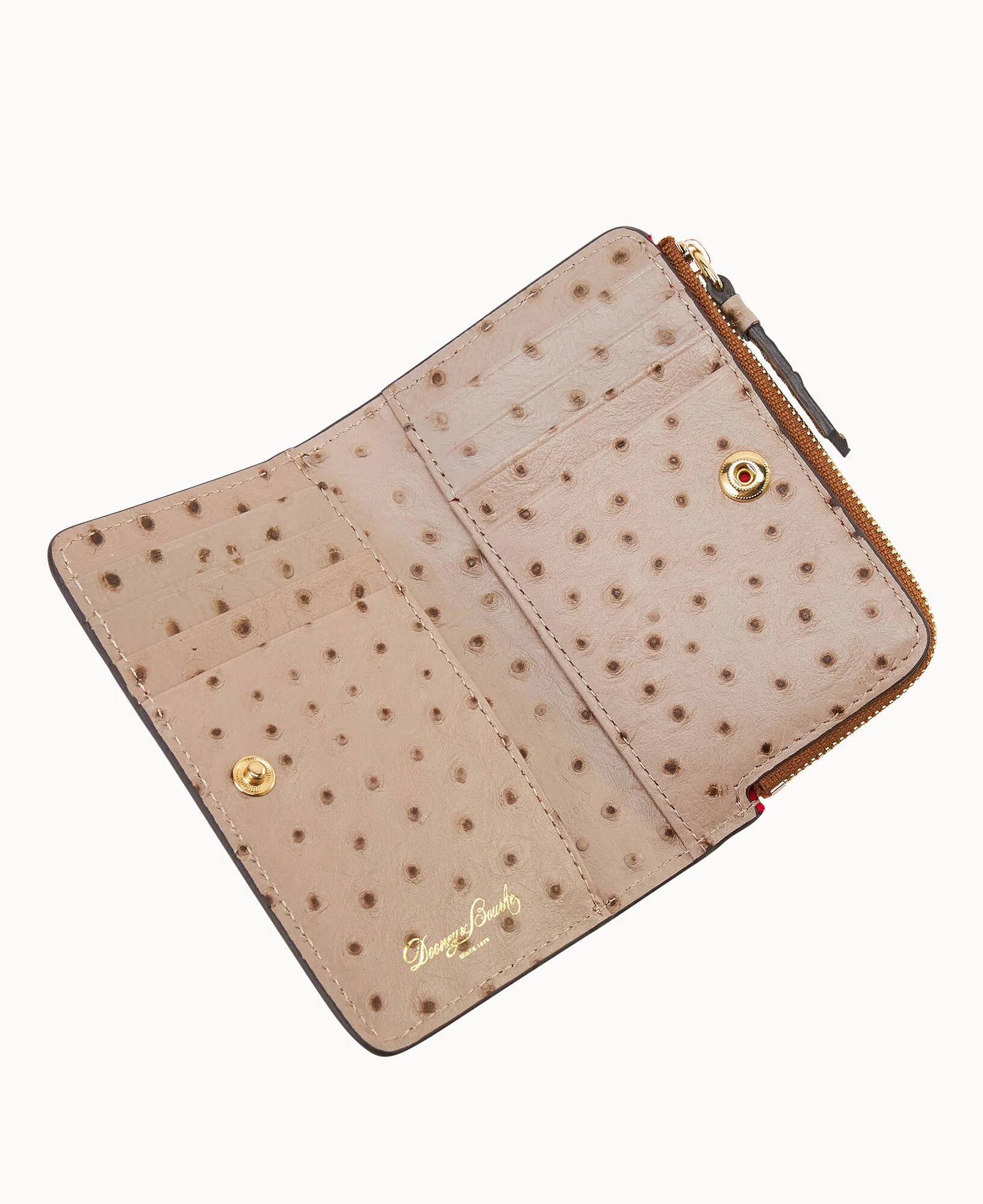 Ostrich Zip Credit Card Wallet 14 - Image 47
